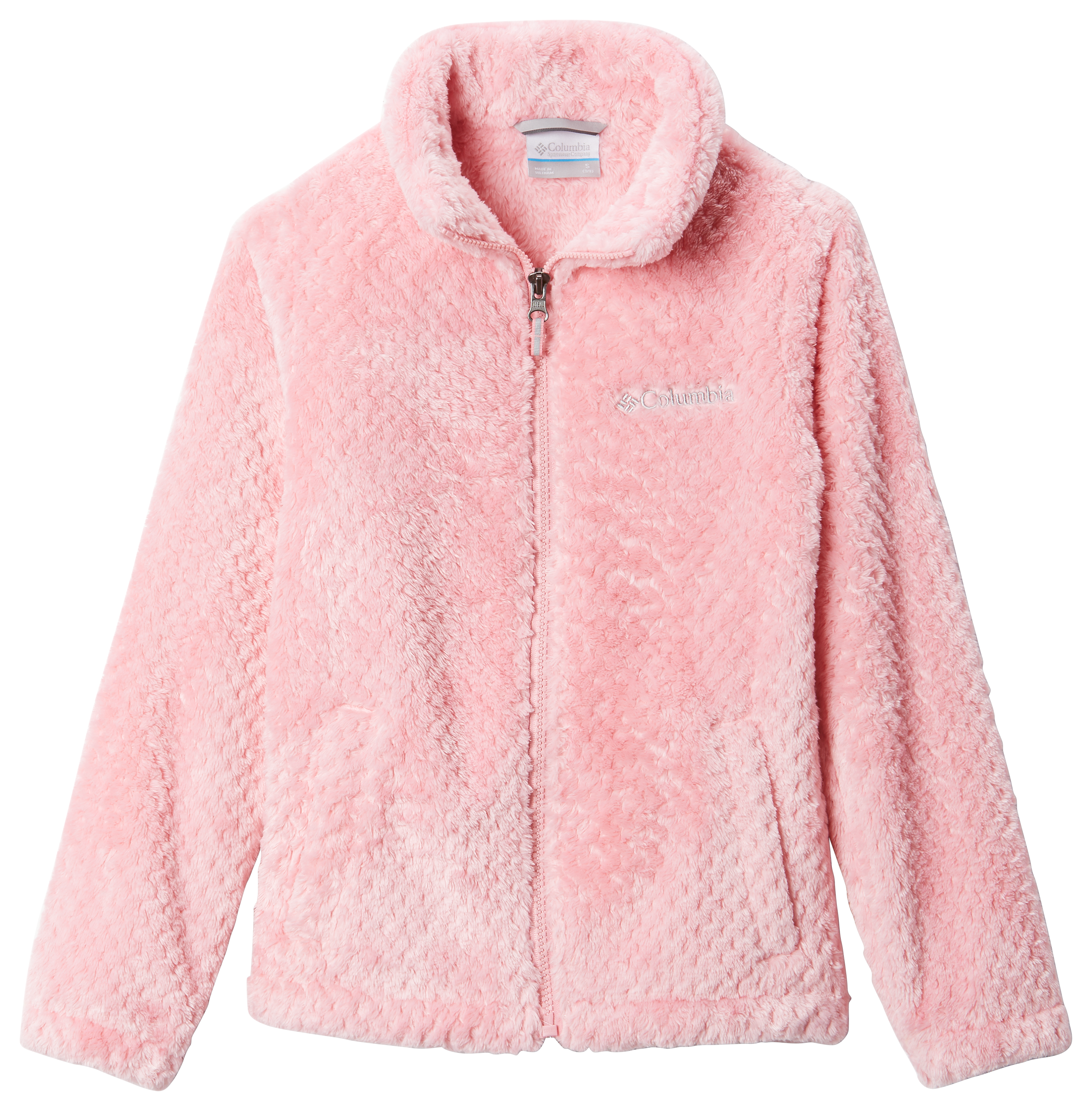 Image of Columbia Fire Side Sherpa Full-Zip Jacket for Toddlers - Pink Orchid - 3T