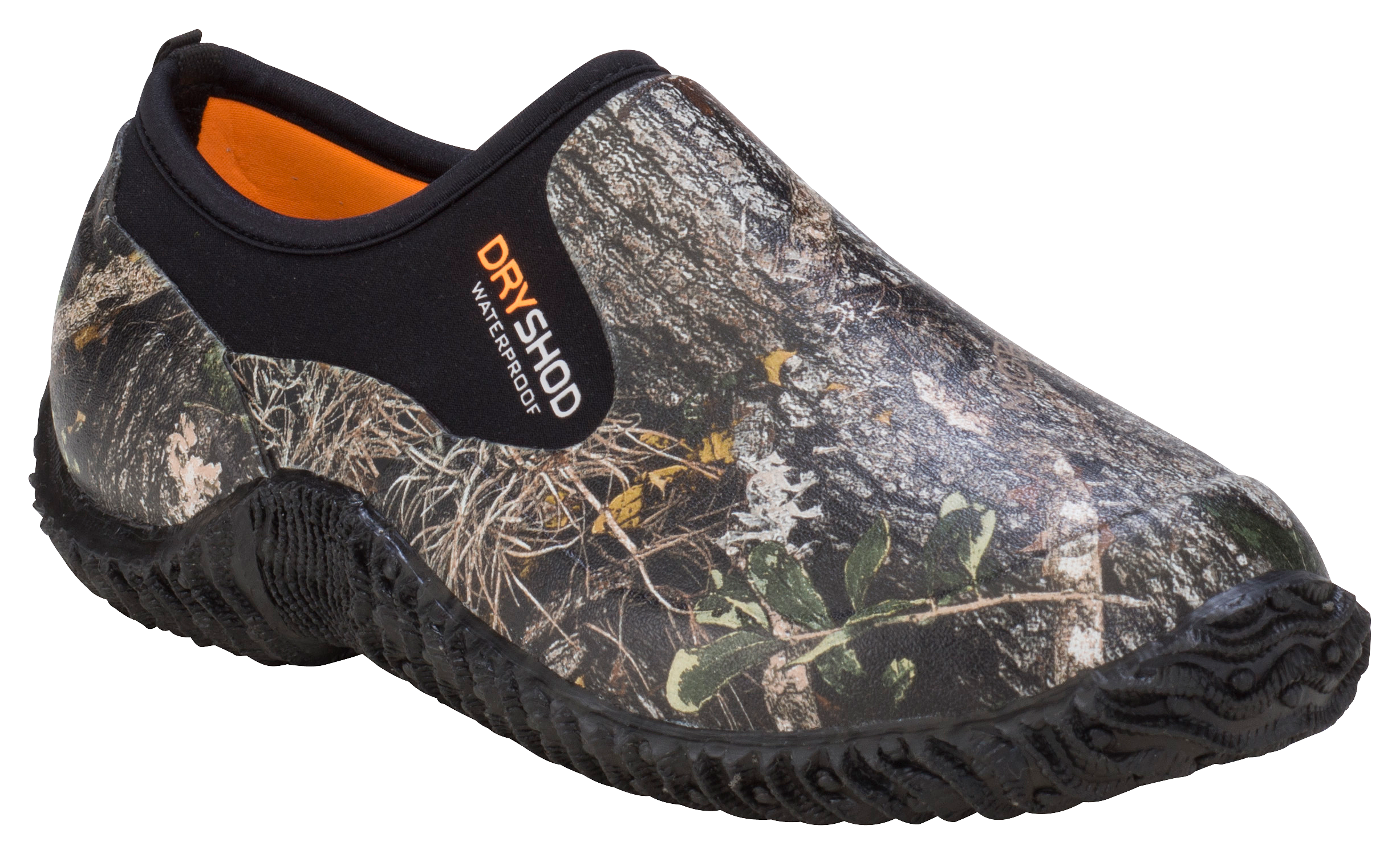 Image of Dryshod Legend Camo Camp Shoes for Men - Black/Camo - 8M