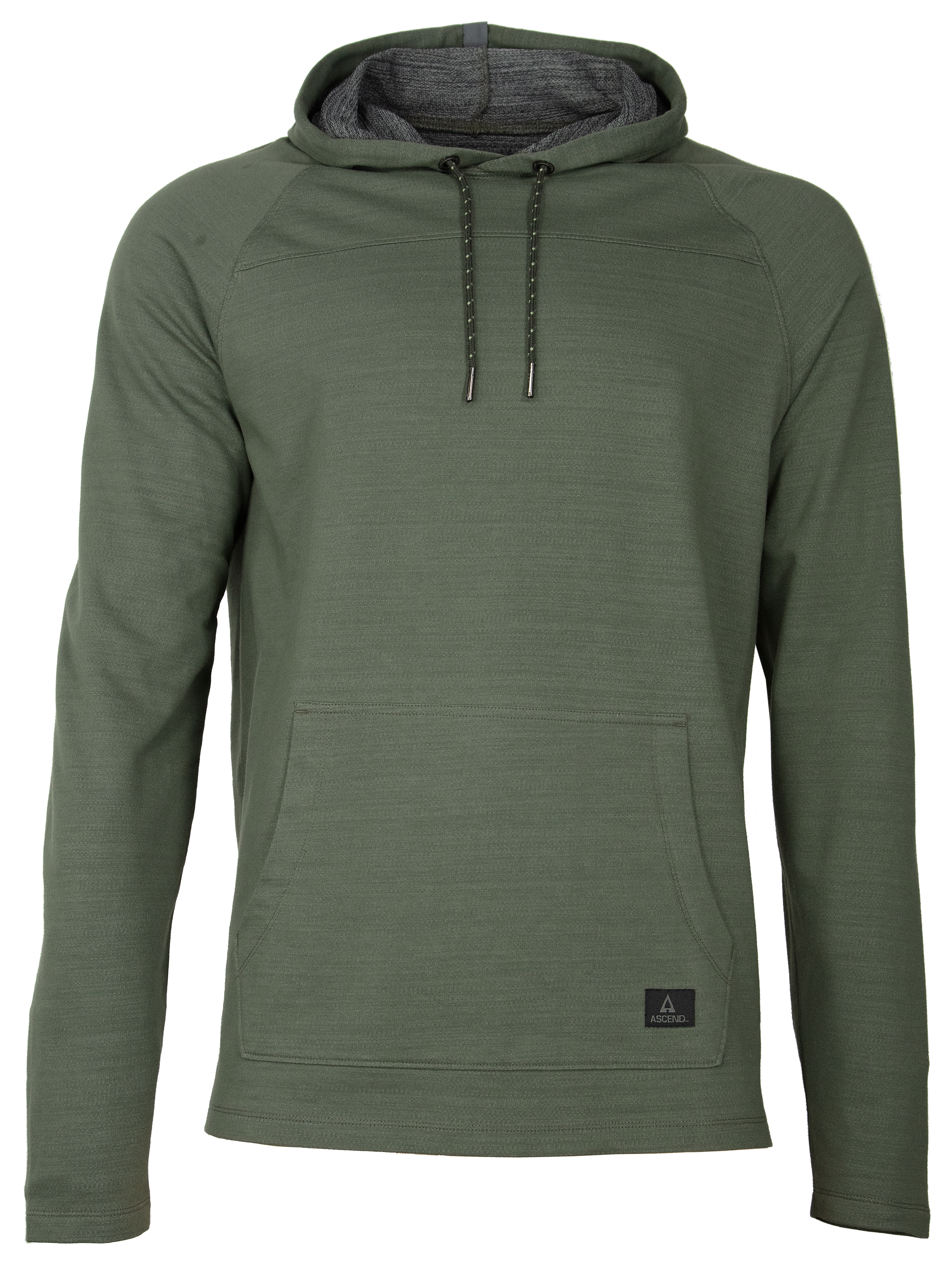 Ascend Slub Raglan Long-Sleeve Hoodie for Men - Thyme - XL product image
