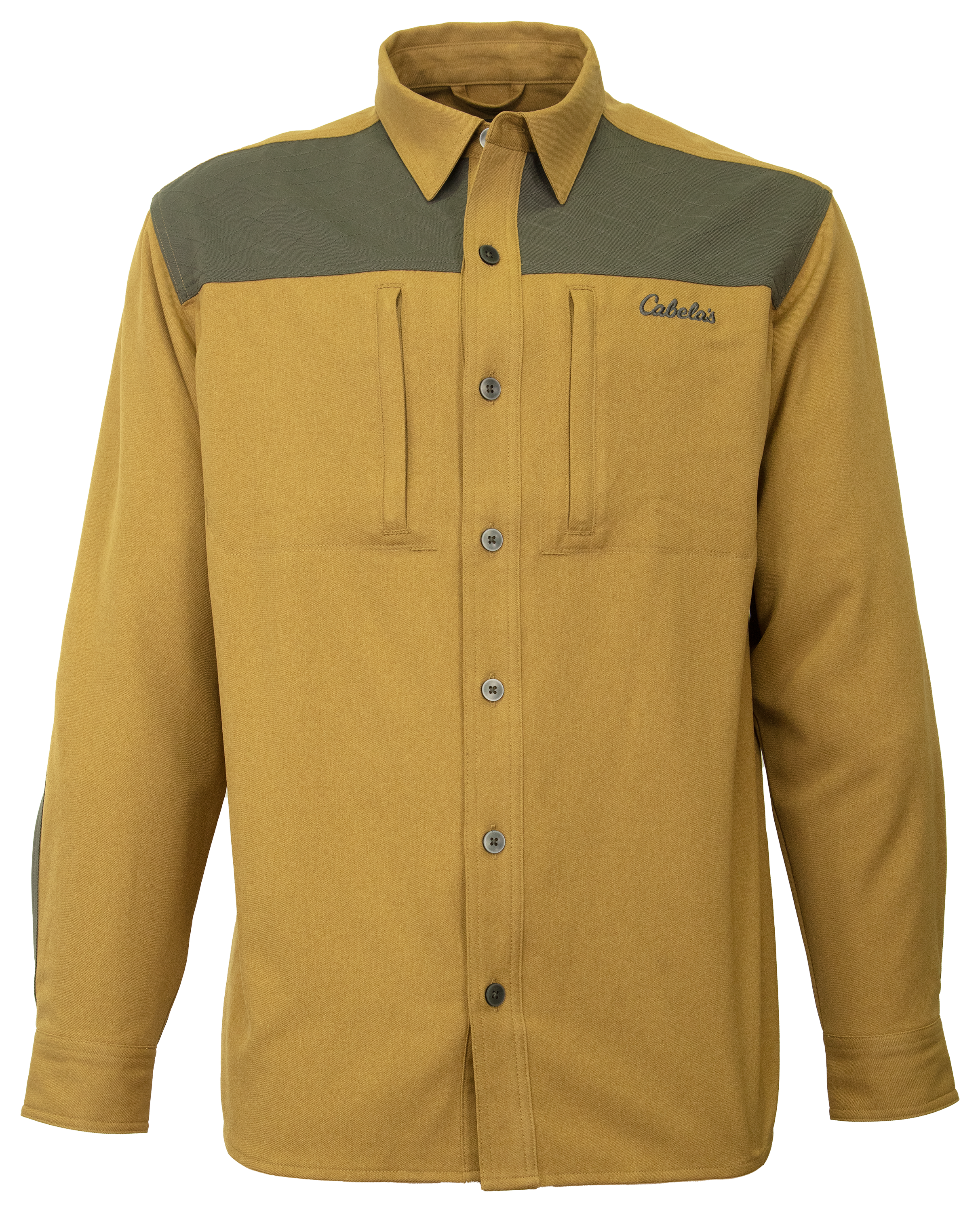 Cabela's Hunting Shirt for Men - Beluga w/Dull Gold Overlay - M