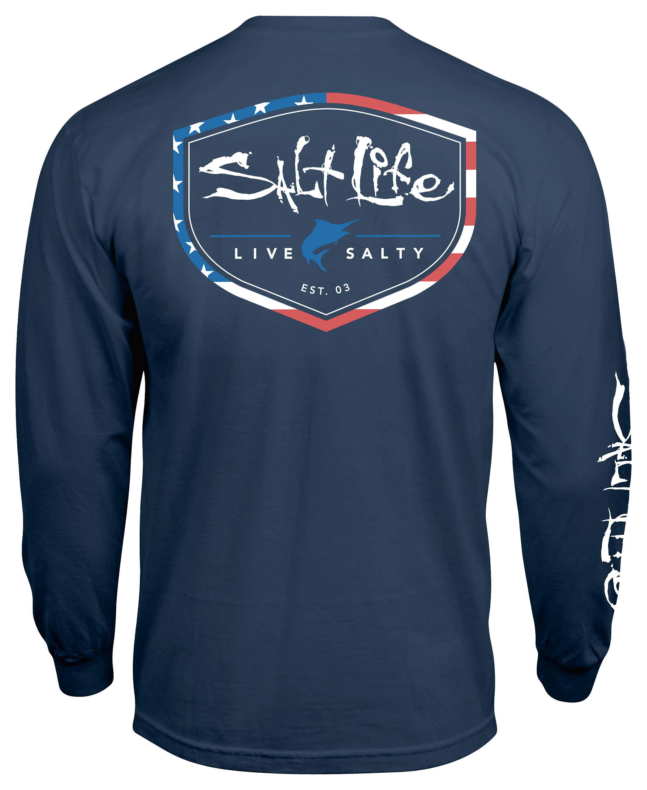 SALT LIFE Amerishield Long-Sleeve T-Shirt for Men