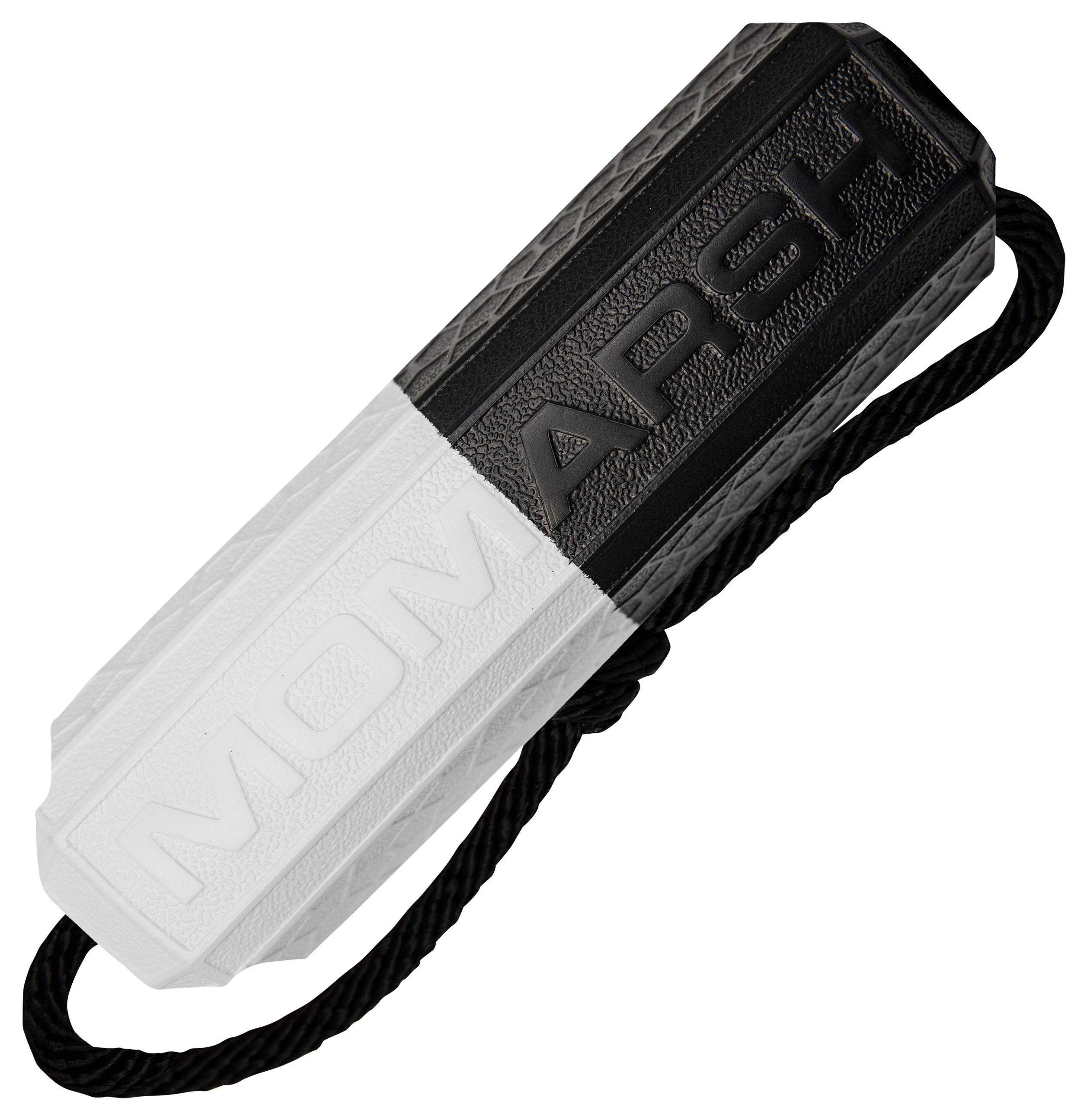 Image of MOMarsh Flash Dog Training Bumper - White/Black - Medium