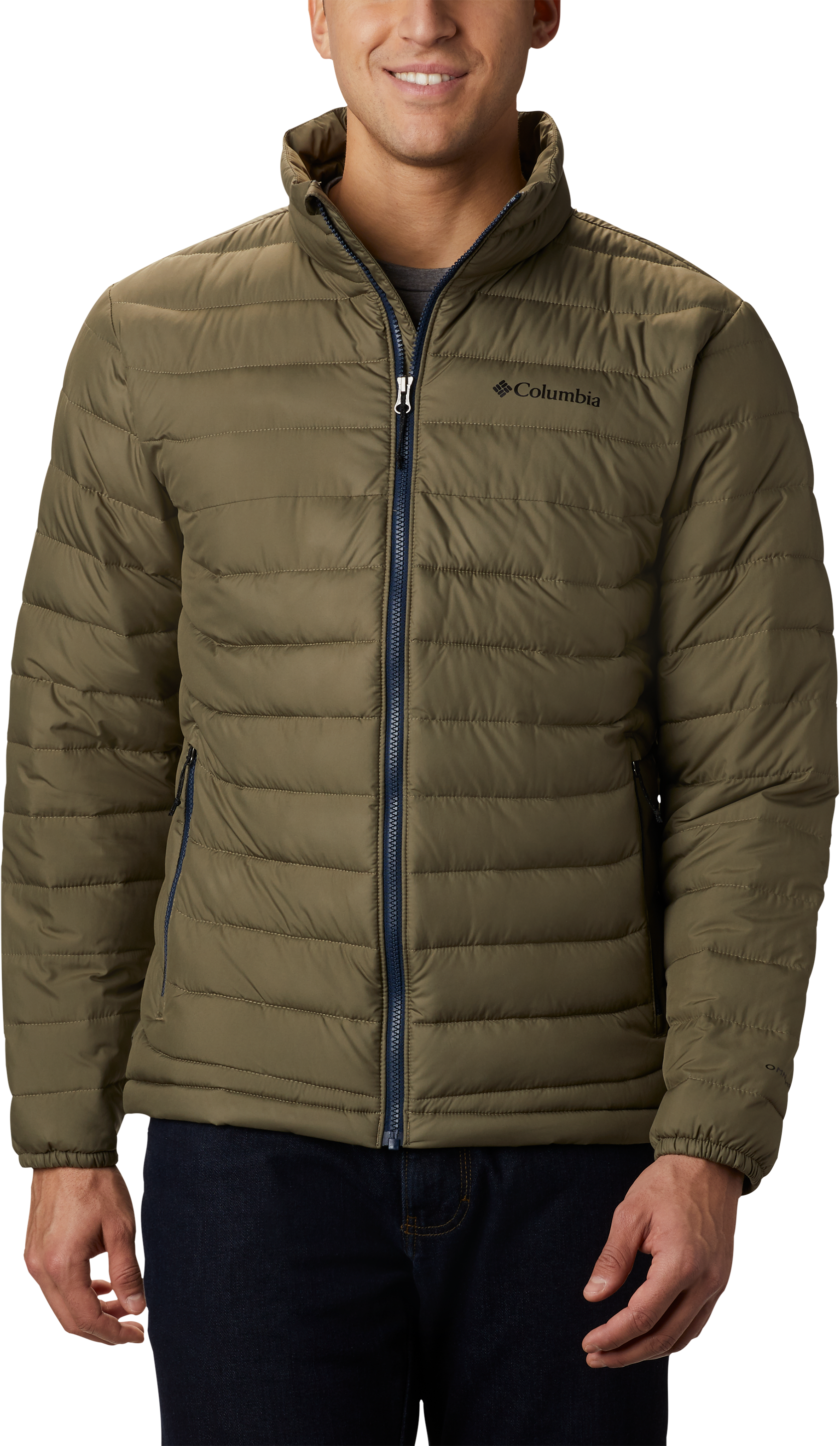 Columbia Powder Lite Jacket for Men - Stone Green - S
