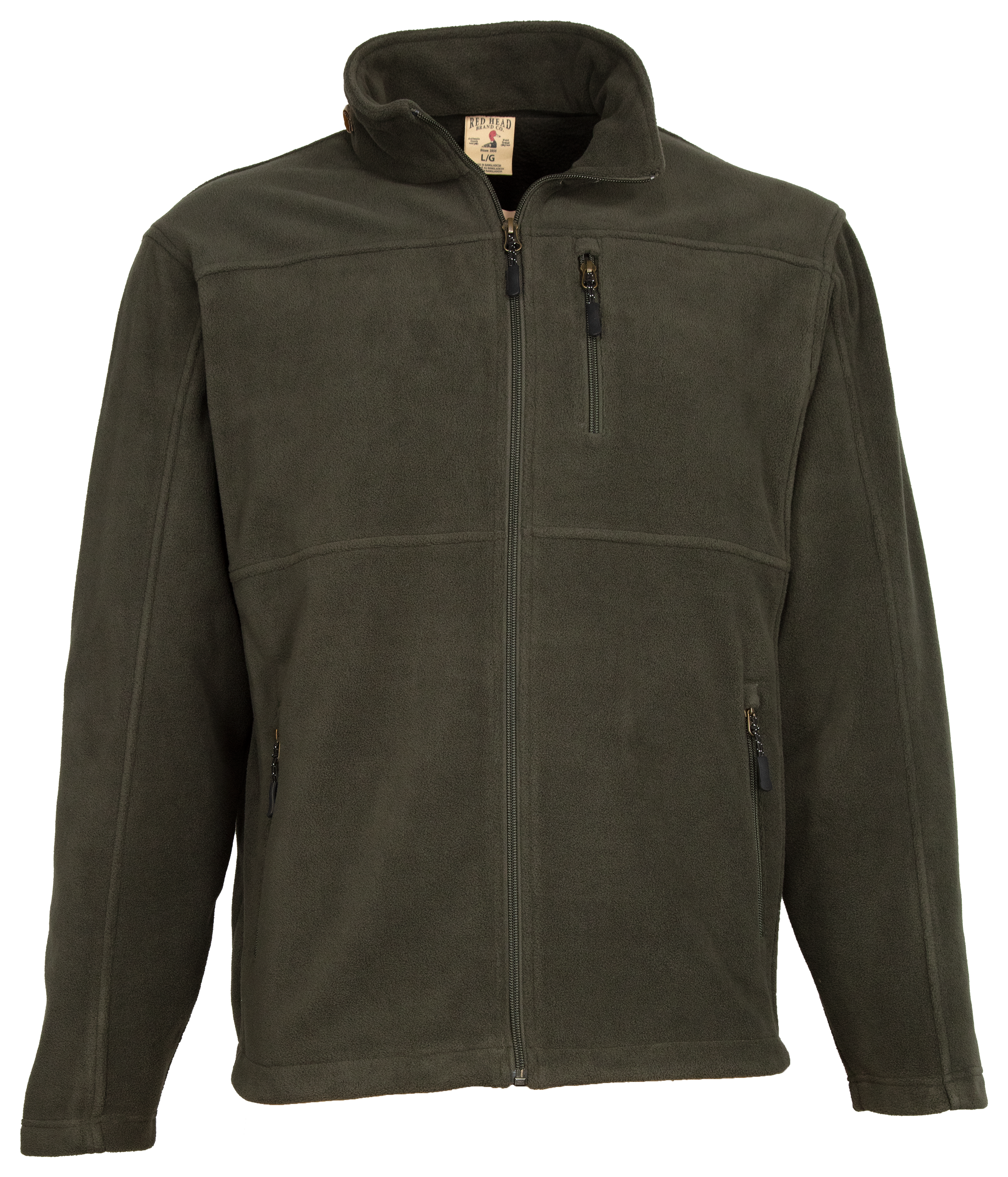 RedHead Fleece Jacket for Men - Dark Moss - M