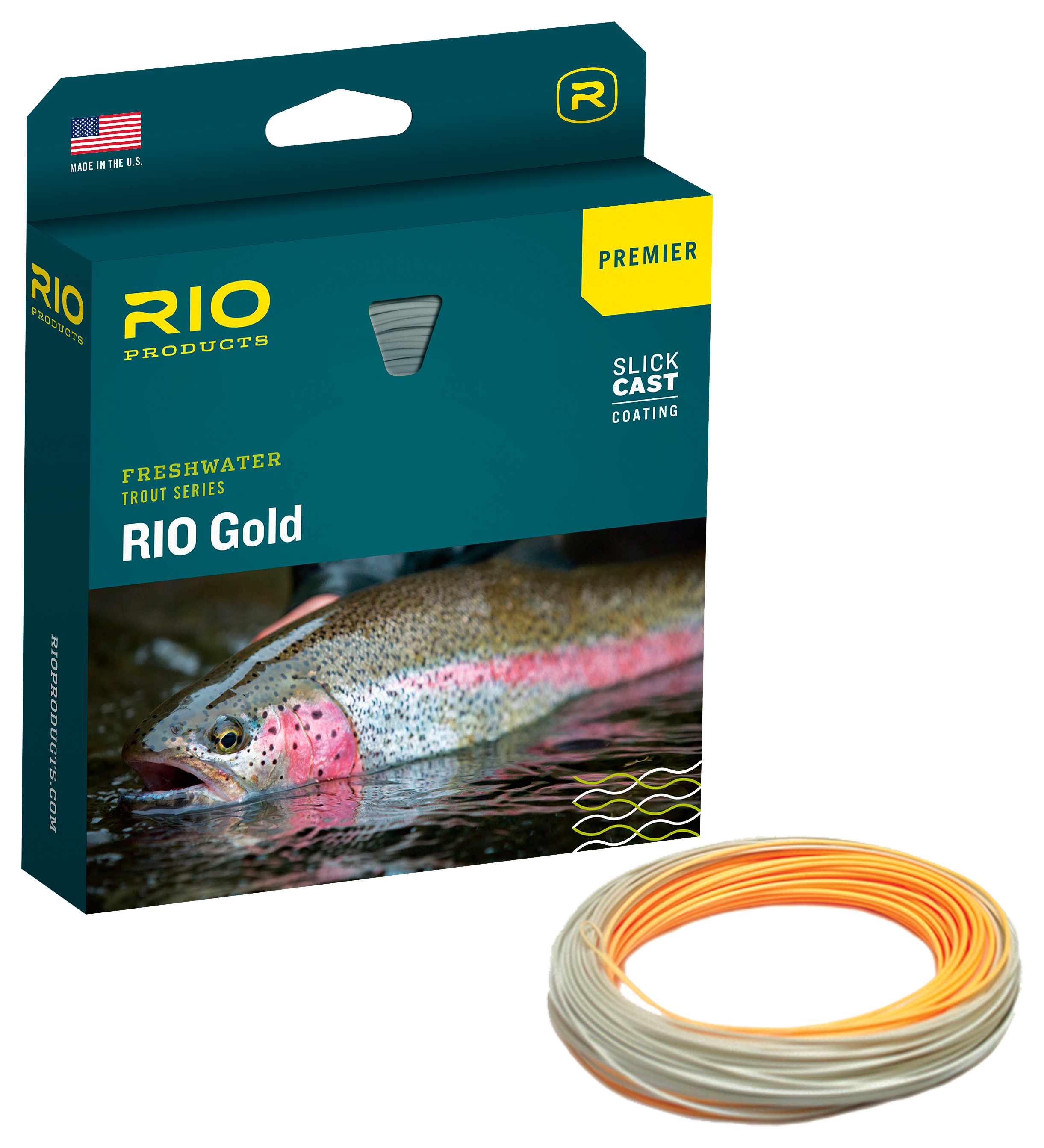 RIO Premier RIO Gold Fly Line - Melon/Gray Dun - 90' - 4 Wt.