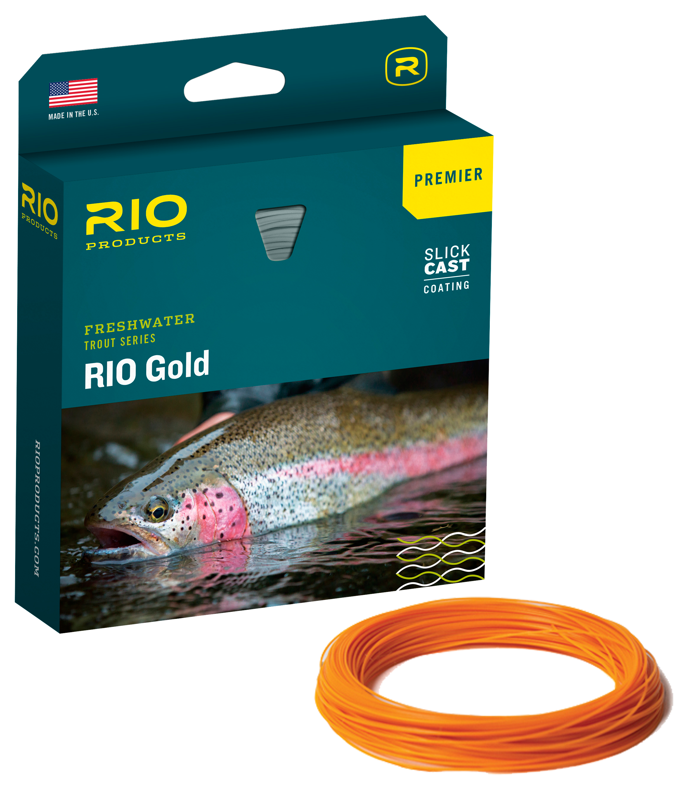RIO Premier RIO Gold Fly Line - Orange - 90' - 4 Wt.