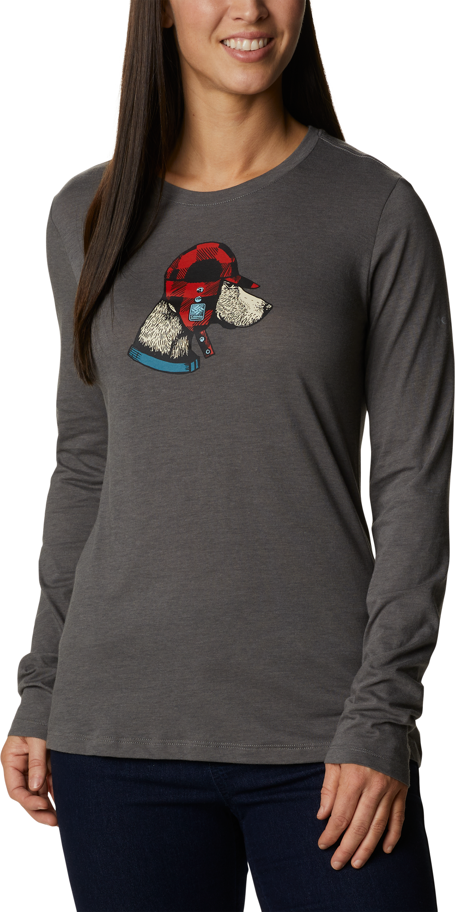 COLUMBIA Hidden Haven Dog Long-Sleeve T-Shirt for Ladies