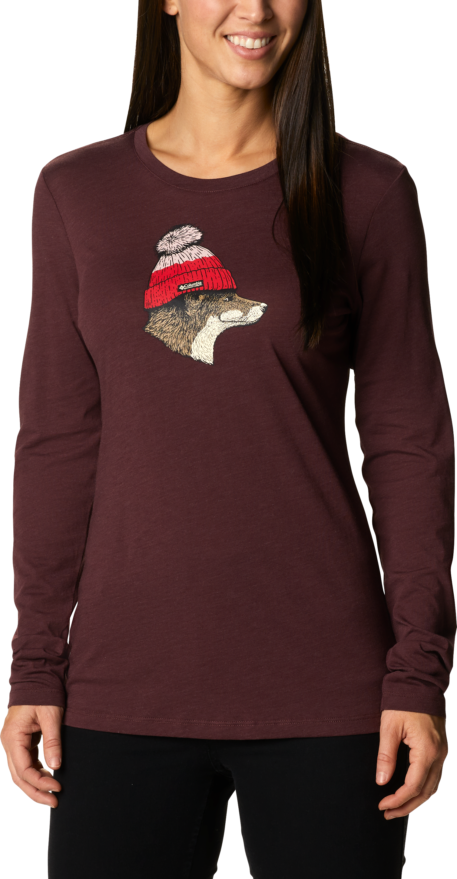 Columbia Hidden Haven Fox Long-Sleeve T-Shirt for Ladies - 3X product image