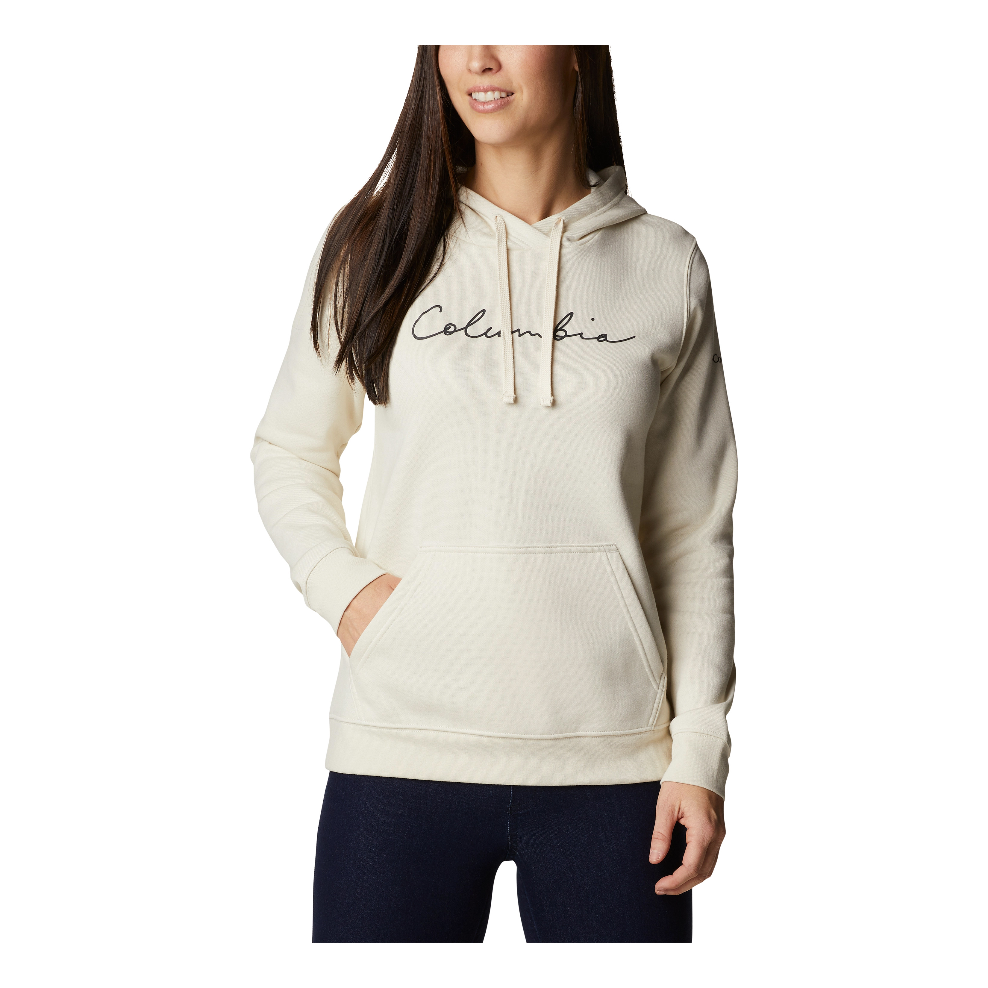 Columbia Trek Graphic Long-Sleeve Hoodie for Ladies - Chalk/Script Logo - S product image