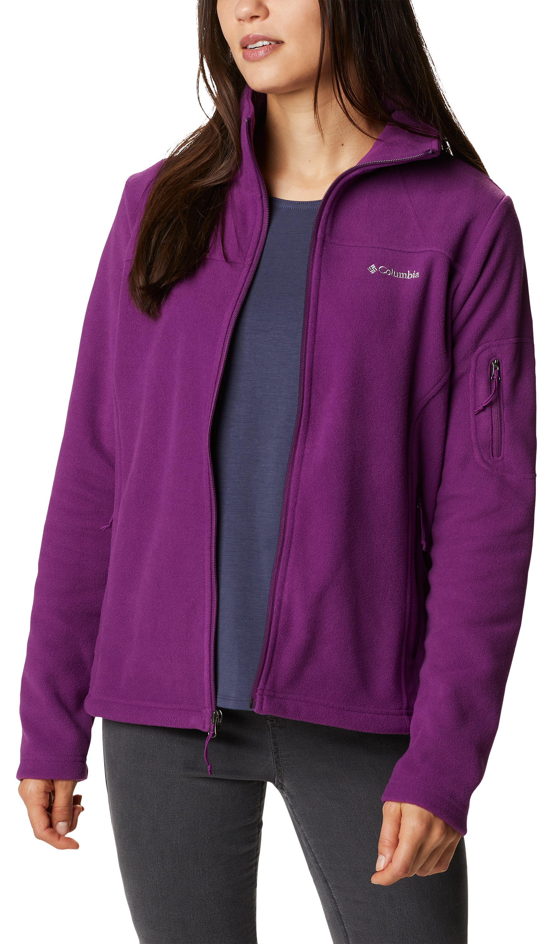 Columbia Fast Trek II Fleece Jacket for Ladies - Plum - XL product image