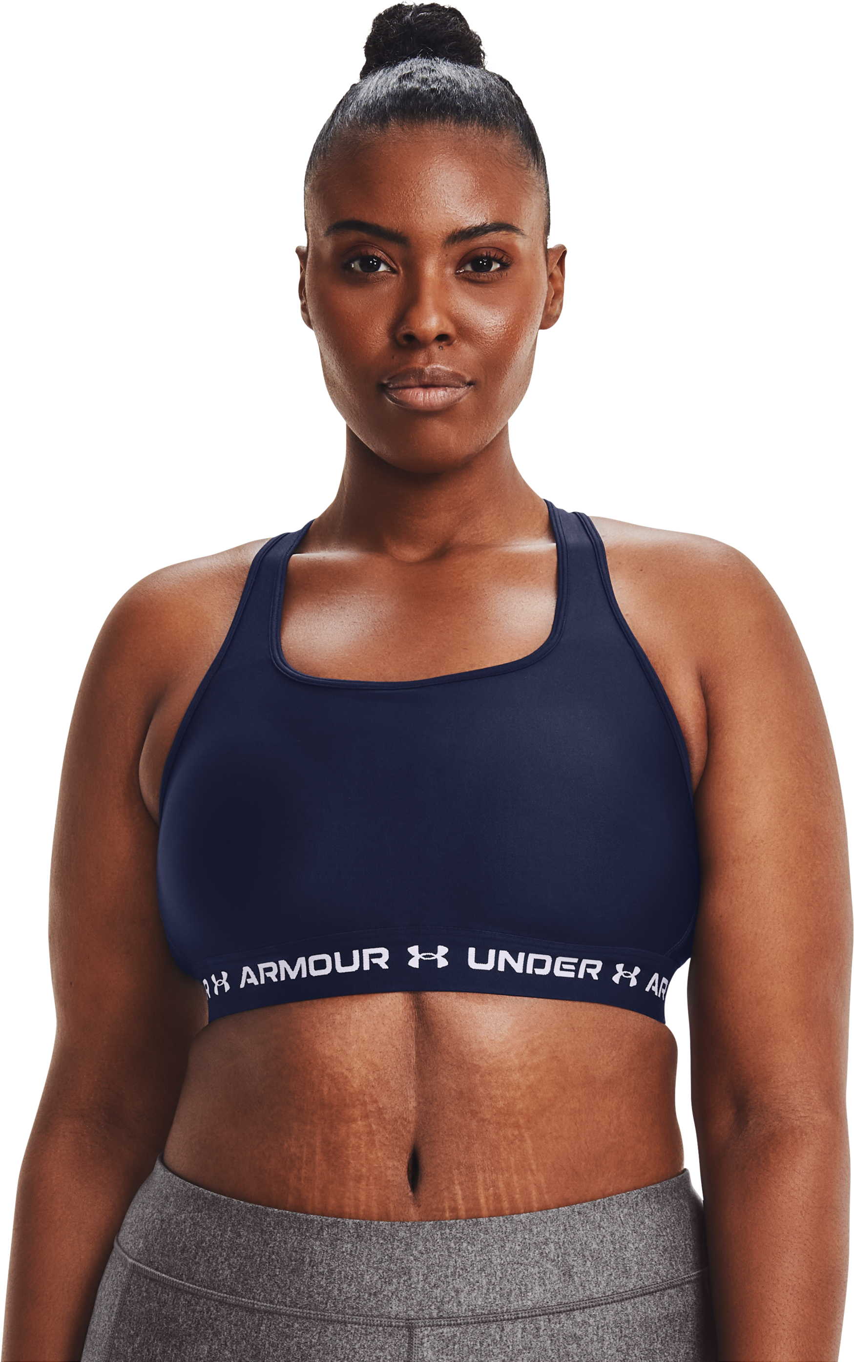 Under Armour Crossback Mid Sports Bra for Ladies - Midnight Navy