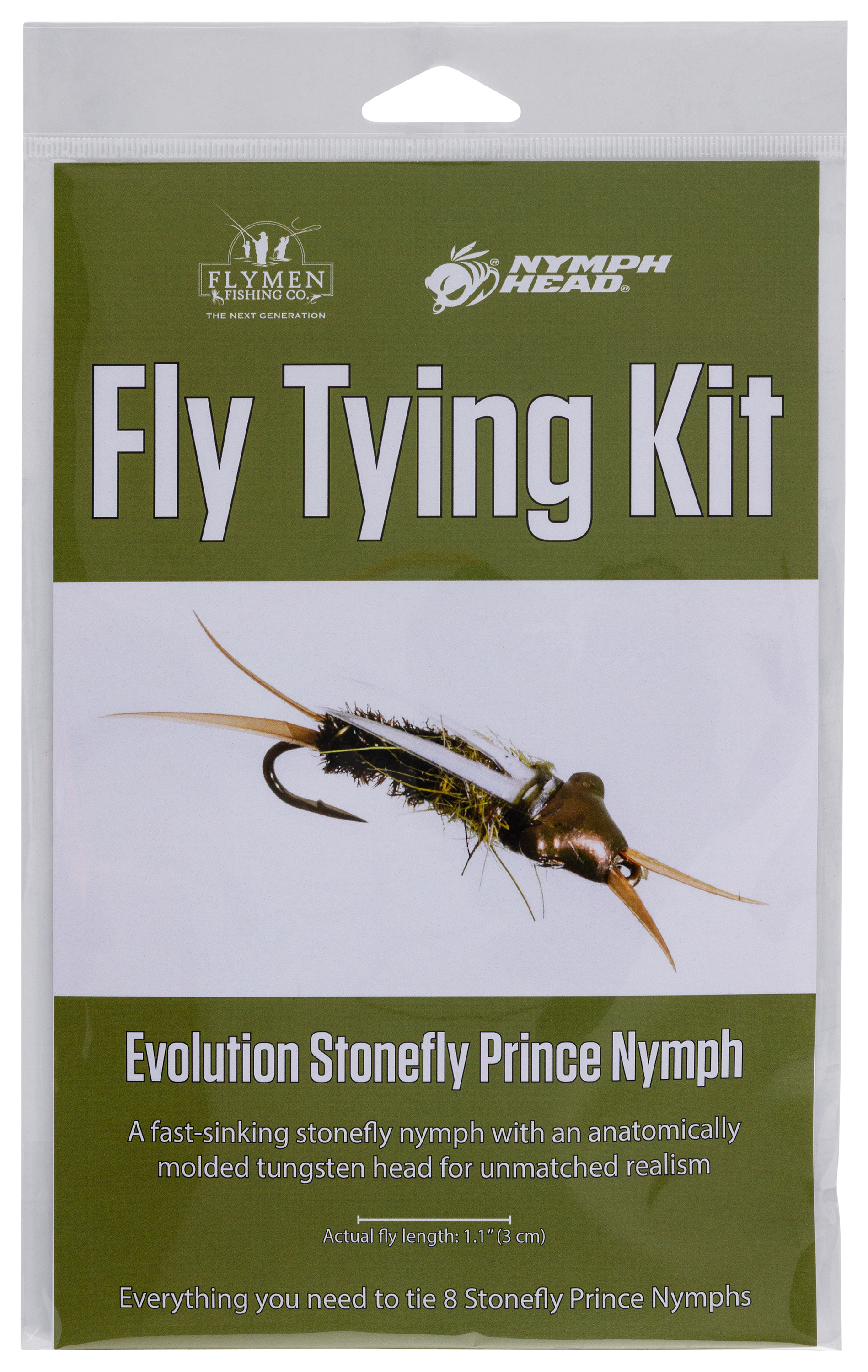 Flymen Fishing Company Panfish and Topwater Trout Popper Fly Tying Kit