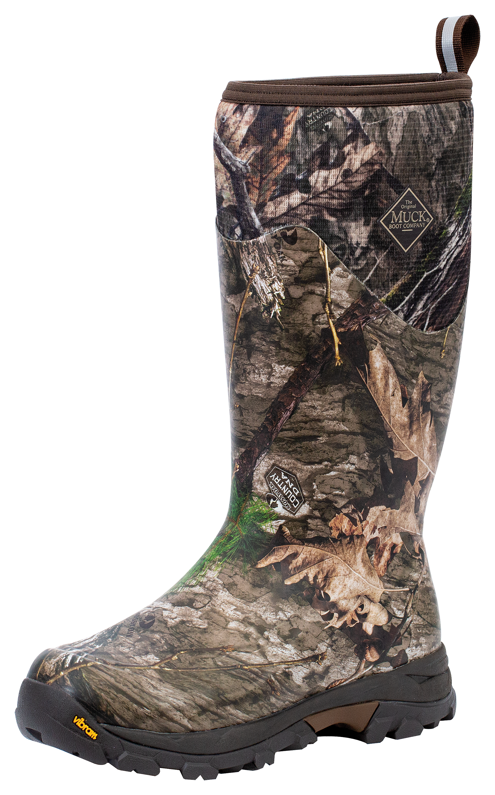 The Original Muck Boot Company Woody Arctic Ice Arctic Grip A.T. Boots for Men - Mossy Oak Country DNA - 9M