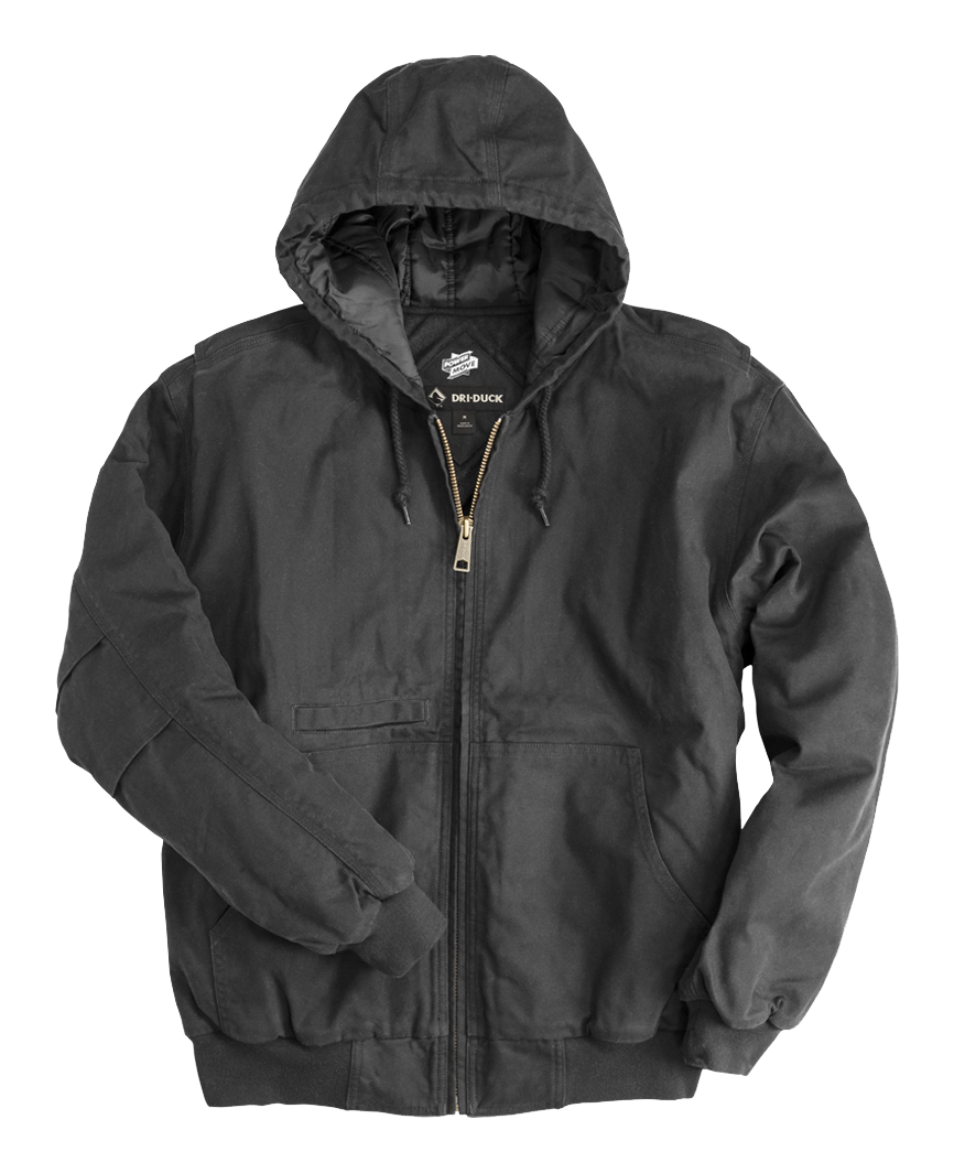 Image of Dri-Duck Laramie Jacket for Men - Charcoal - 4XL