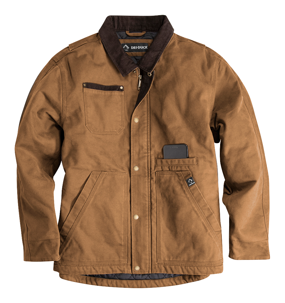 Image of Dri-Duck Rambler Jacket for Men - Saddle - XLT