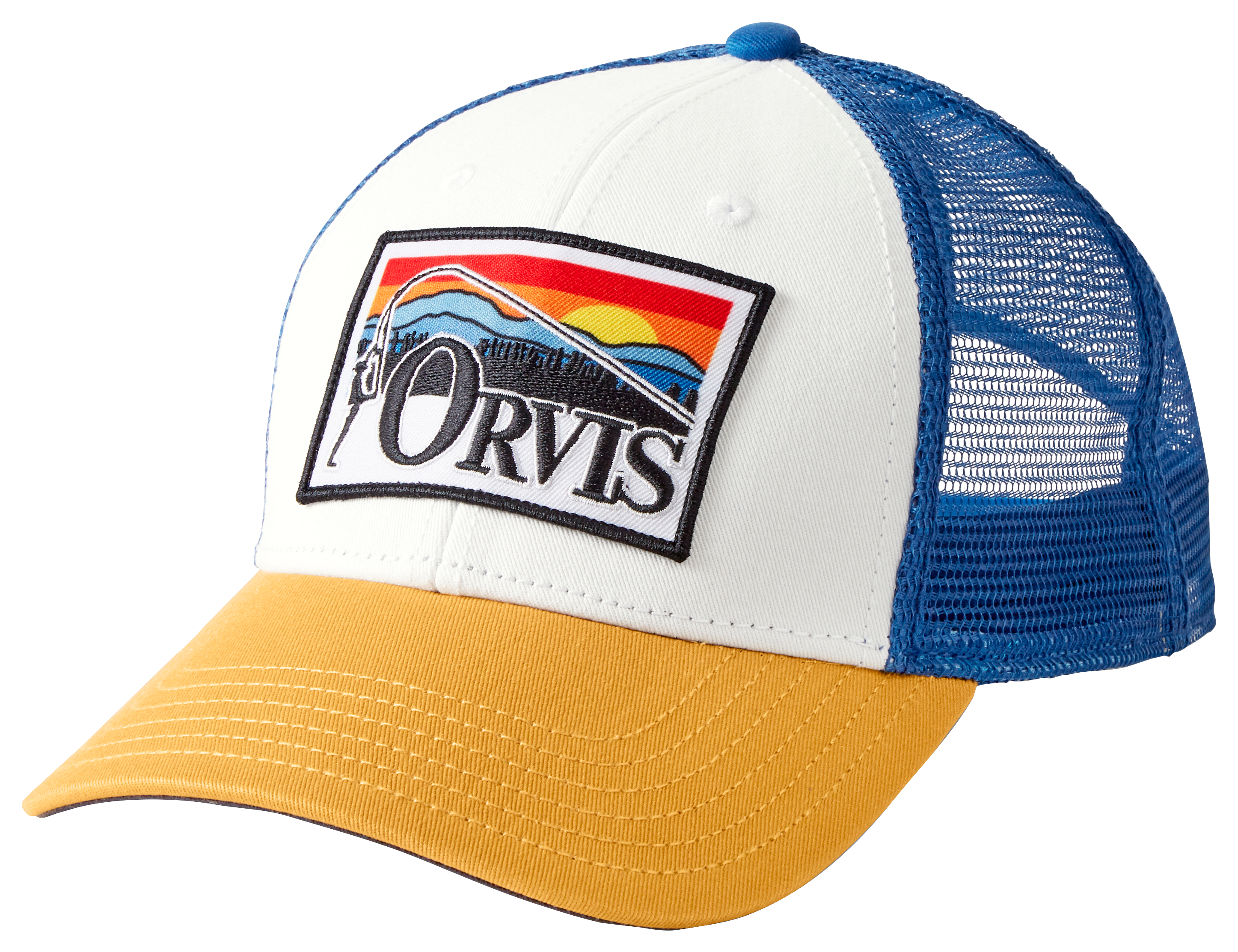 Orvis Fly Fishing / Hunting Snapback Cap Mesh Fishing Trucker Hat