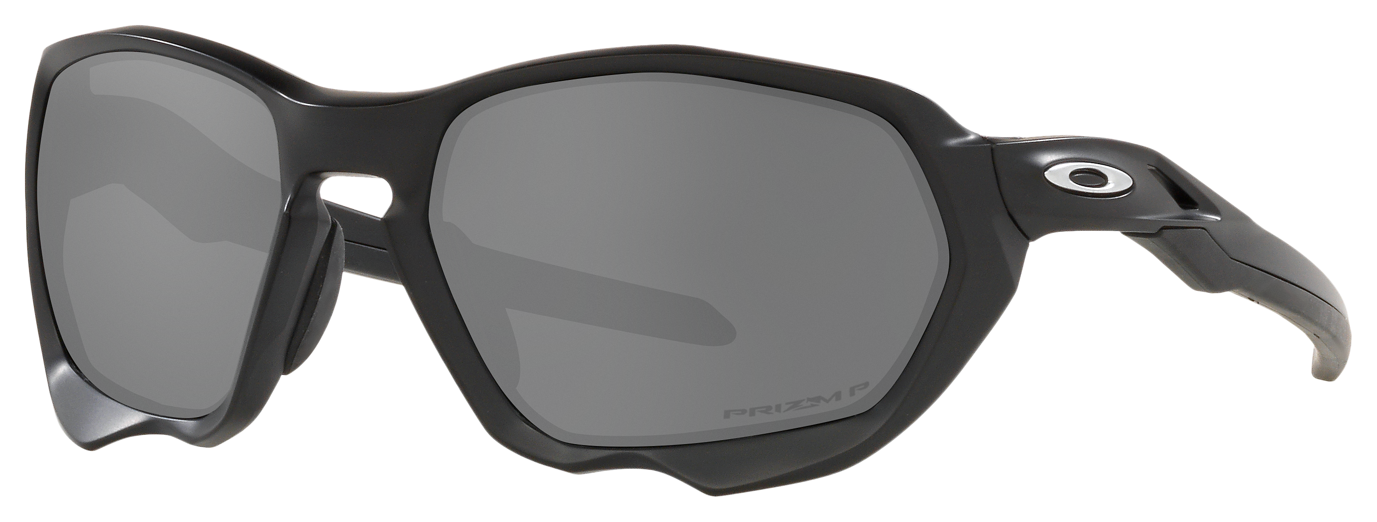 Oakley Plazma OO9019 Prizm Grey Polarized Sunglasses - Matte Black/Prizm Black - Oakley