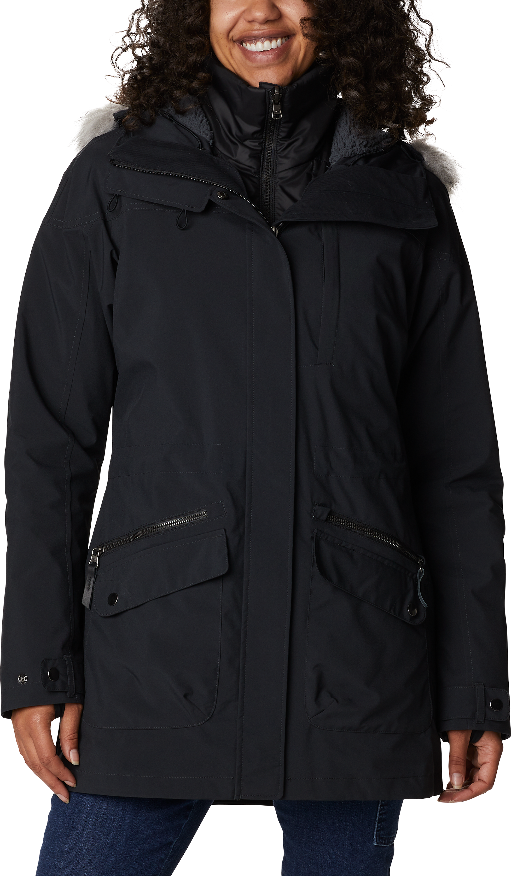 Columbia Watson Lake Interchange Jacket for Ladies - Black - 1X product image