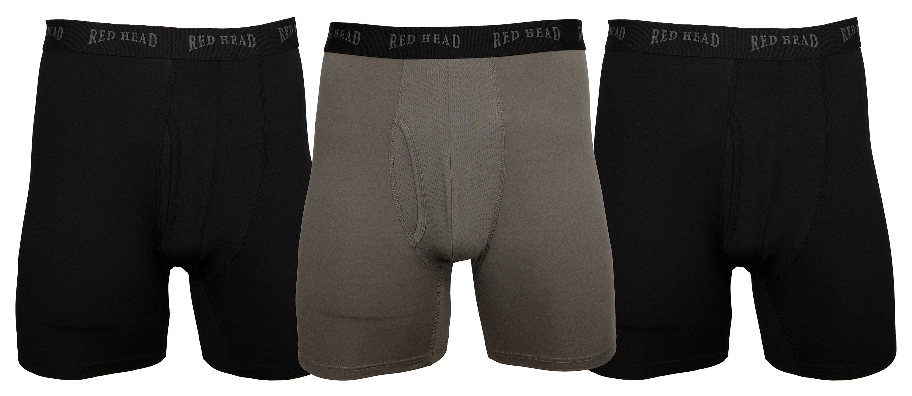 RedHead Performance Boxer Briefs for Men 3-Pack