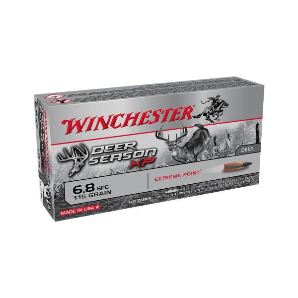 Winchester Deer Season XP Centerfire Rifle Ammo - 6.8mm SPC