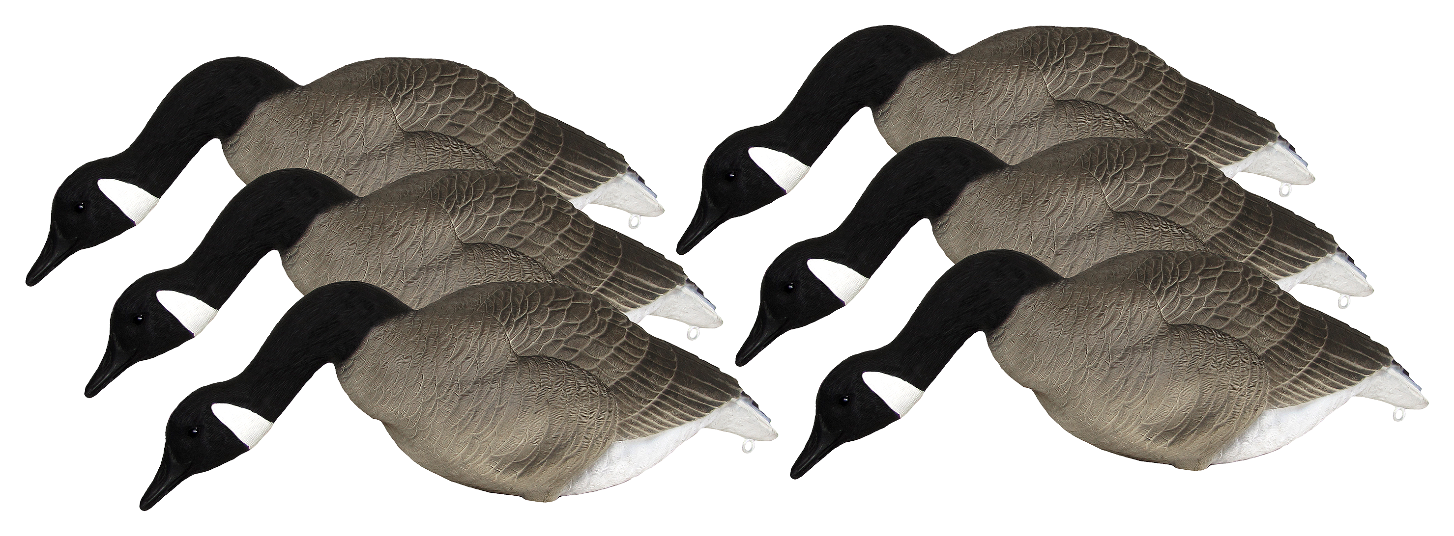 Mayhem Decoys Big Honker Flocked-Head Full-Body Canada Goose Decoy Feeder Pack
