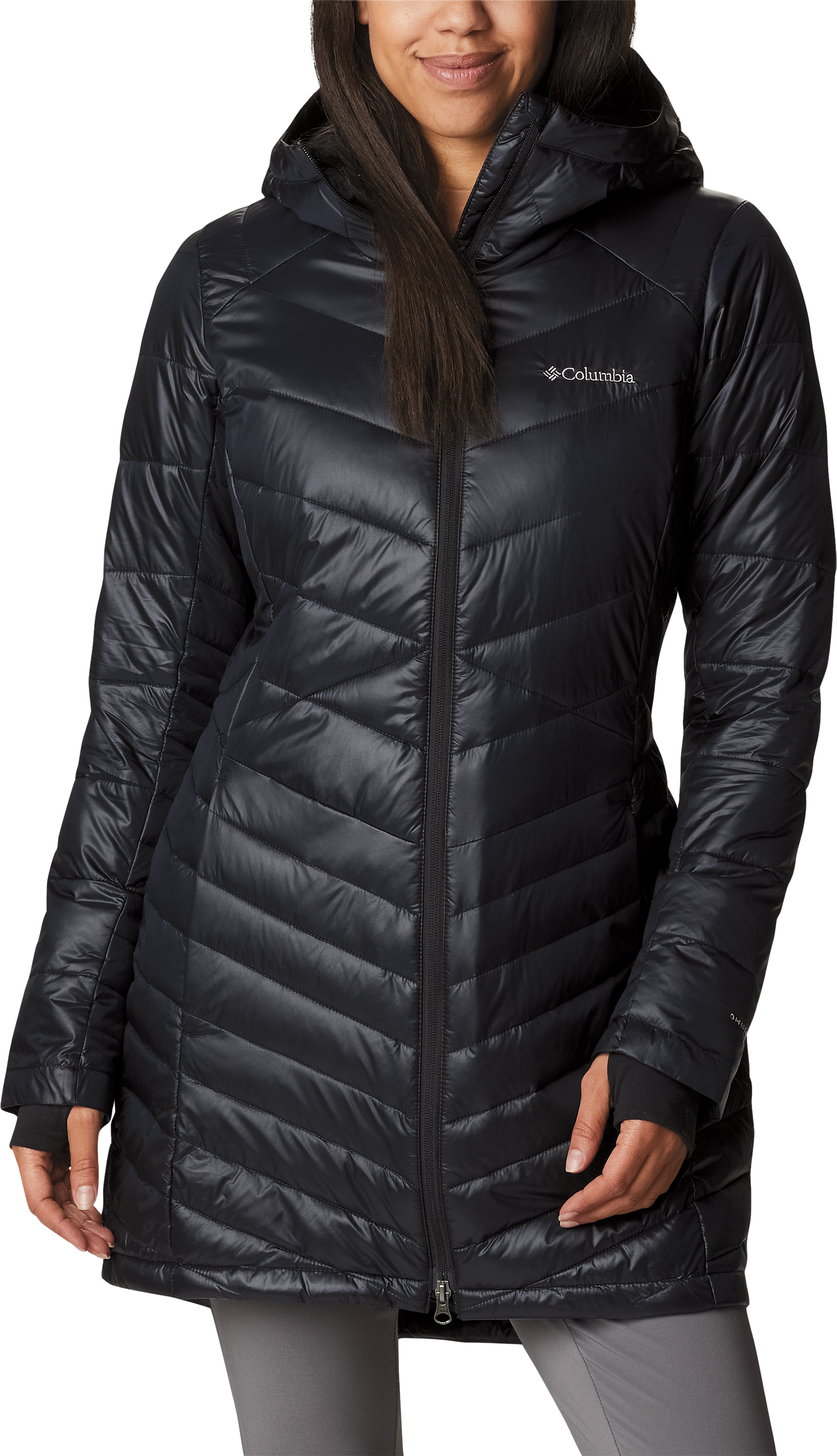 Moncler Goose Padded High-shine Jacket in Black Save 3% Womens Mens Clothing Mens Jackets Casual jackets 