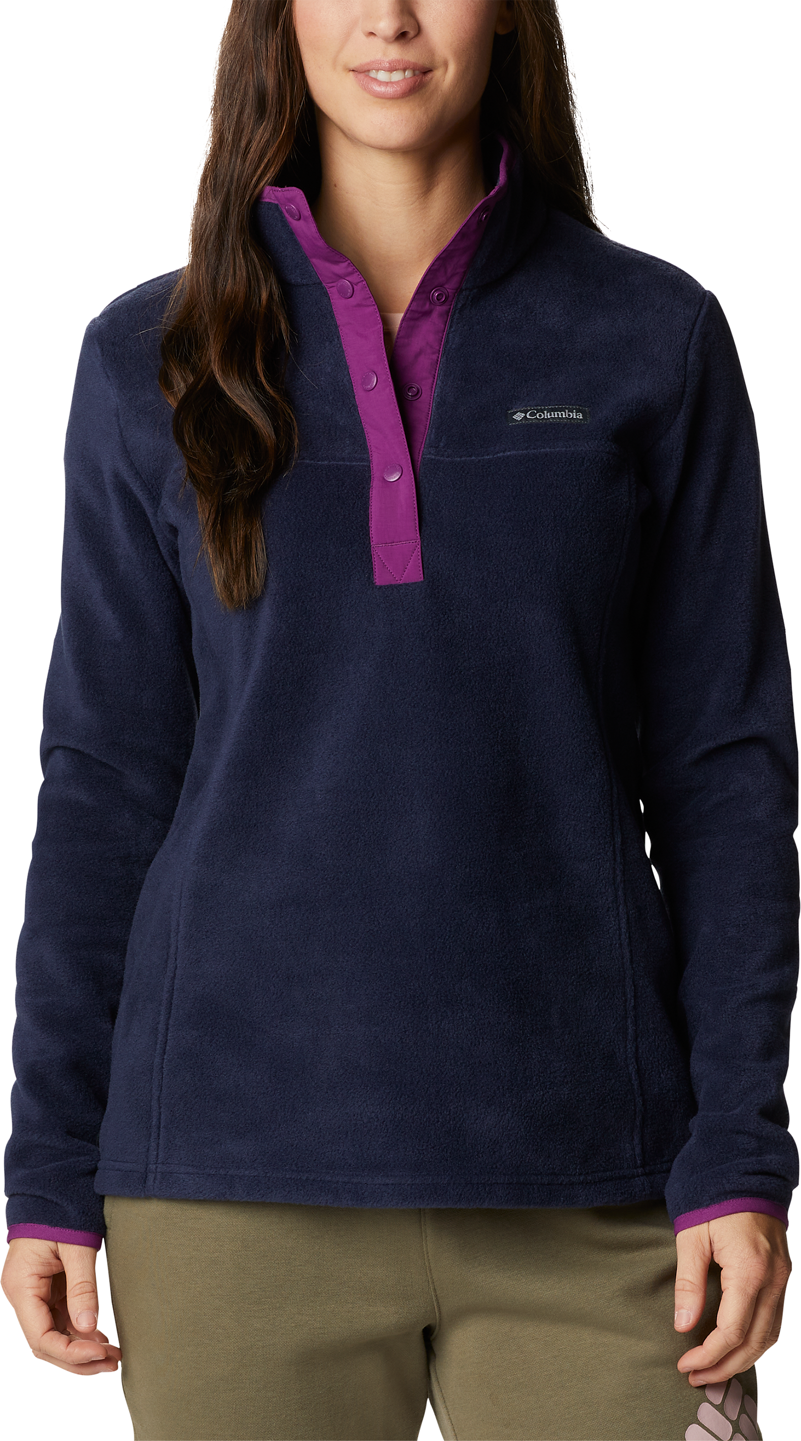 Image of Columbia Benton Springs Half-Snap Long-Sleeve Pullover for Ladies