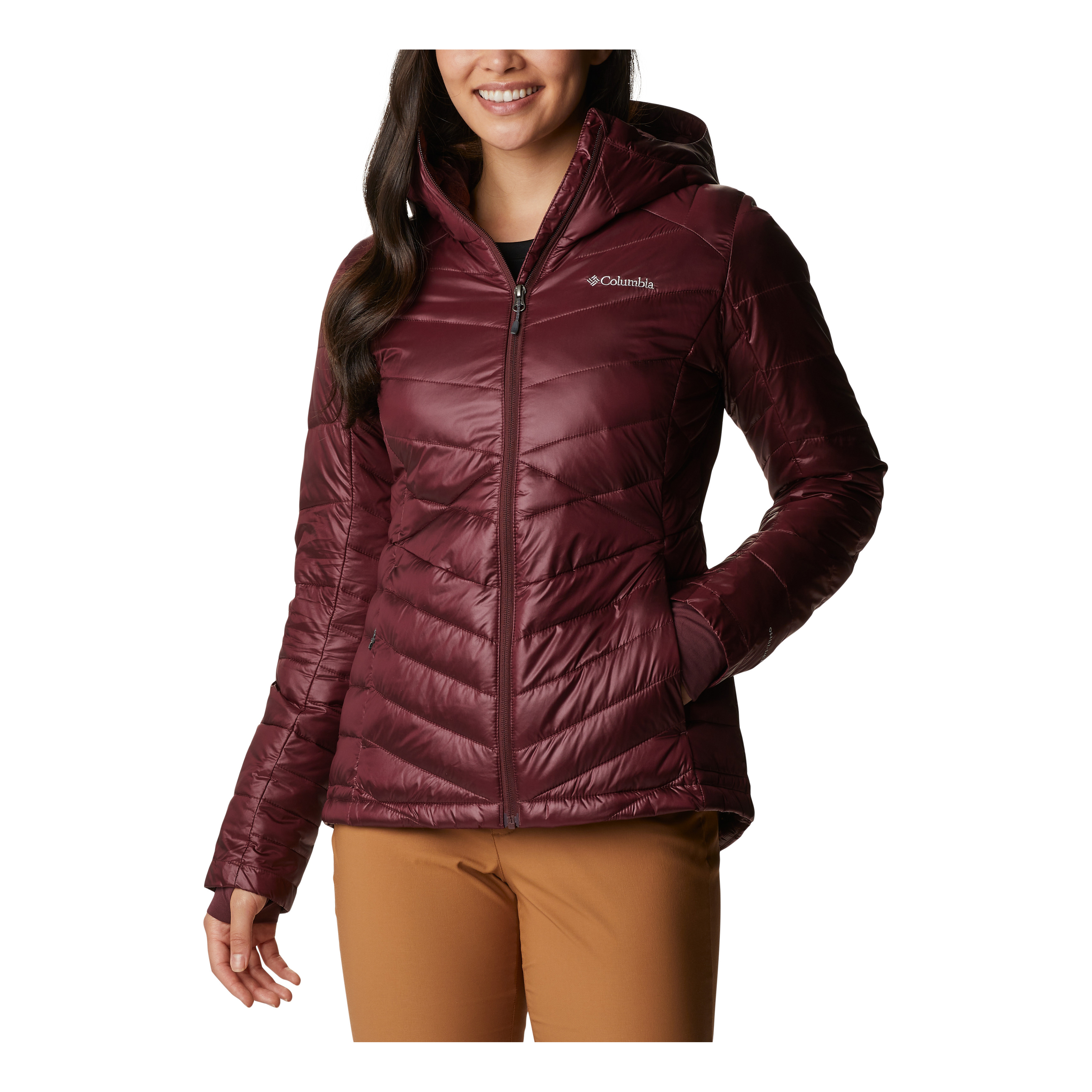 Columbia Joy Peak Hooded Jacket for Ladies - Malbec - M product image