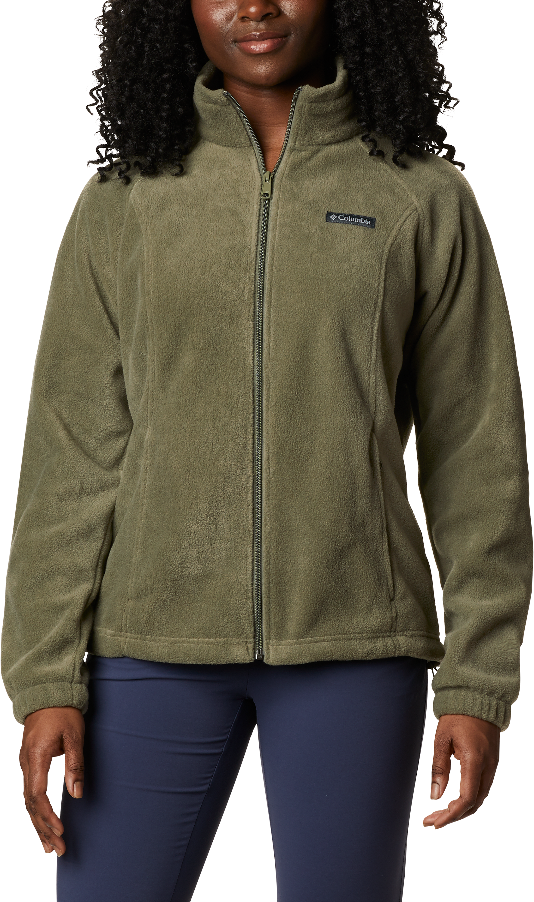 Columbia Benton Springs Full-Zip Fleece Jacket for Ladies - Stone Green - XXL