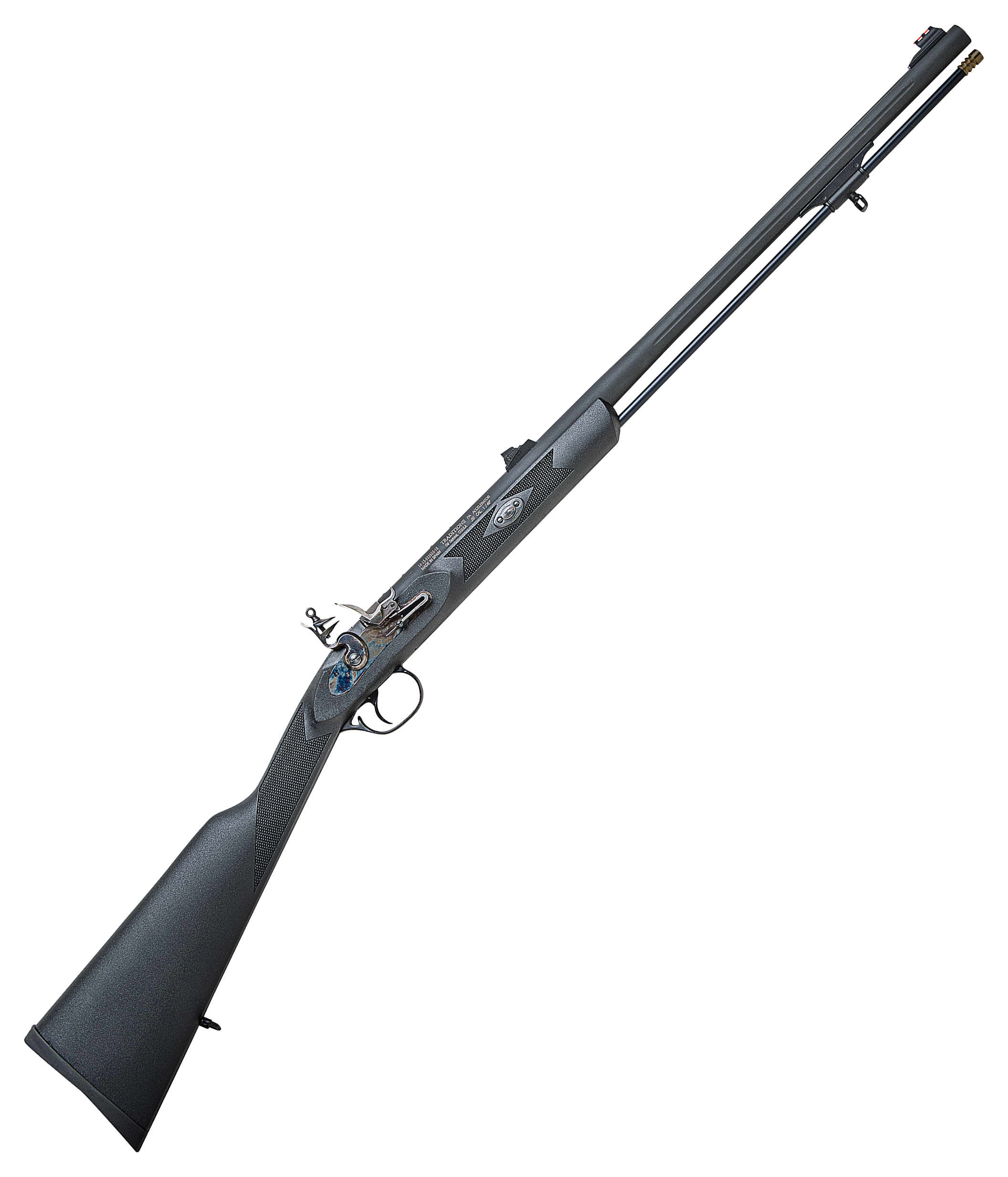 Image of Traditions PA Pellet .50 Cal. Ultralight Chromoly Barrel Flintlock Muzzleloader - Black