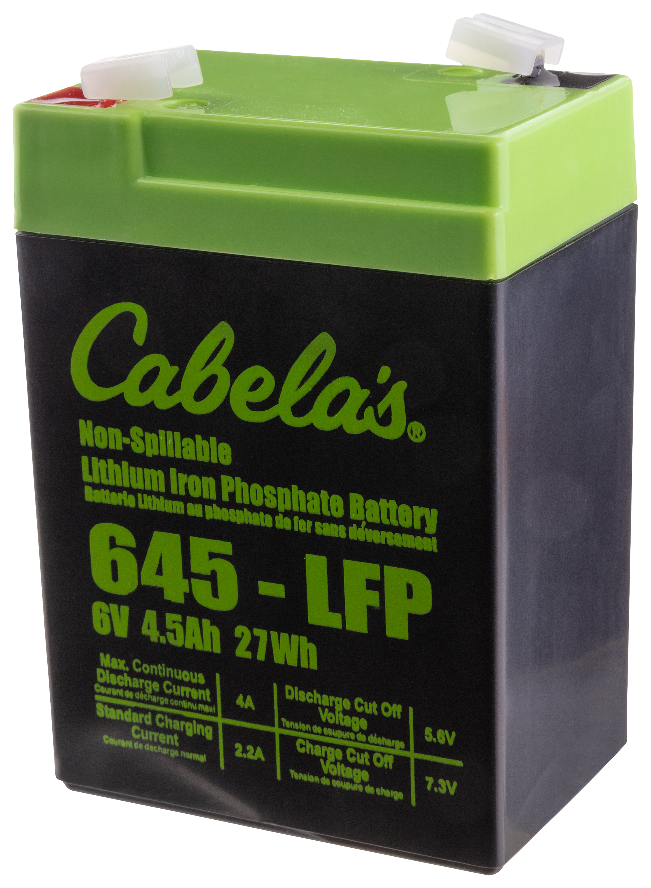 Cabela's Non-Spillable Lithium Iron Phosphate Battery