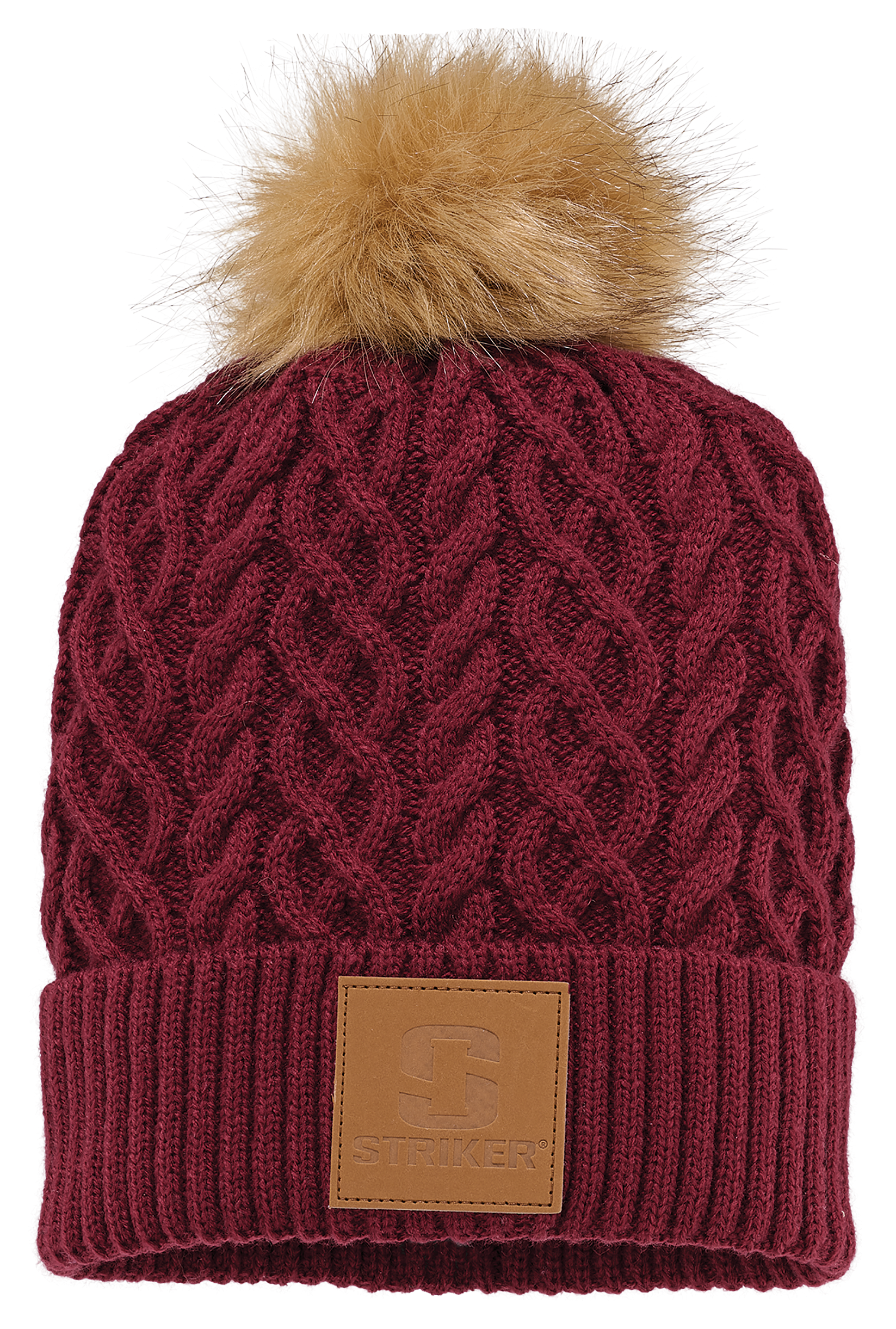 StrikerICE Stella Hat for Ladies - Burgundy - Striker Ice