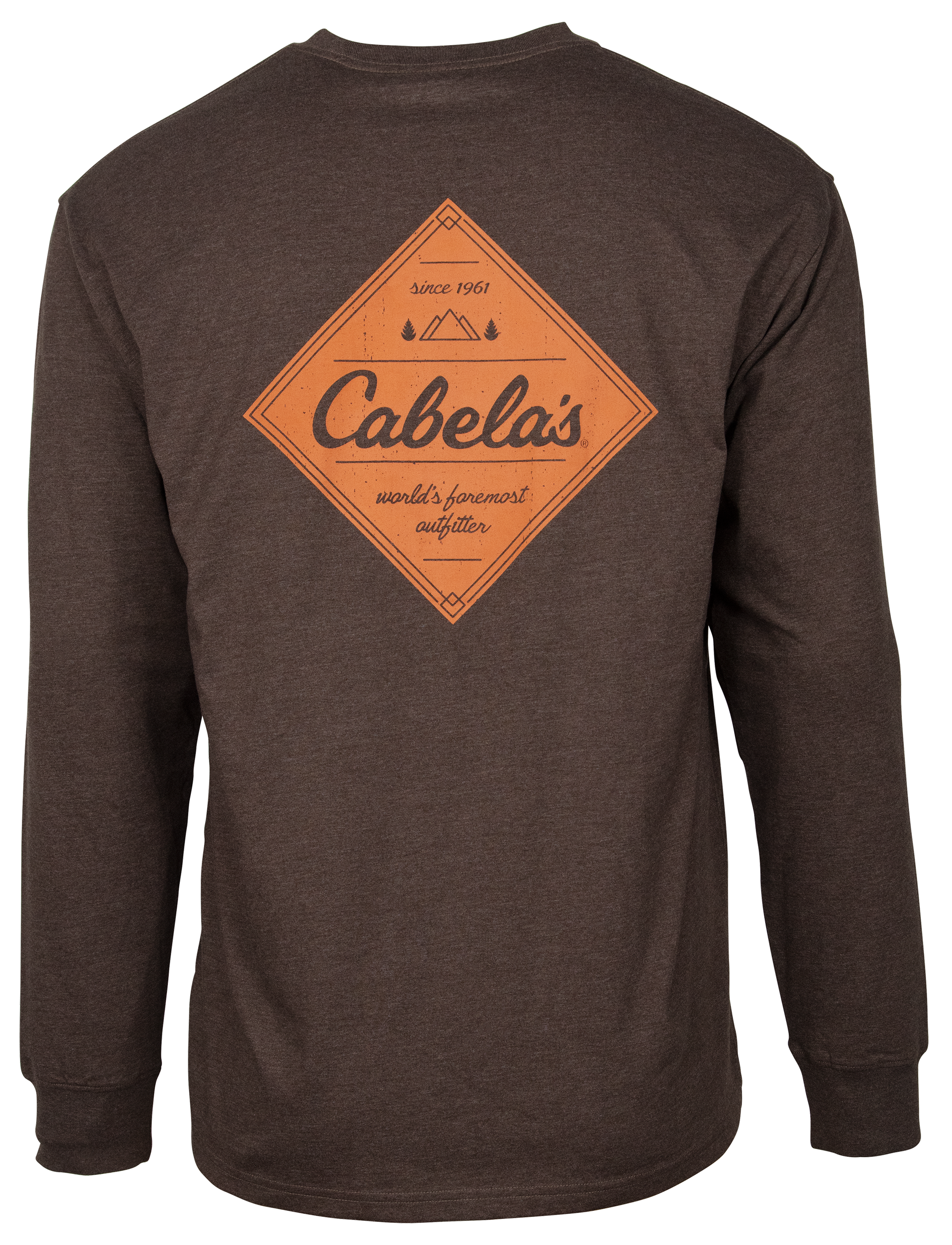 CABELA'S Diamond Logo Long-Sleeve T-Shirt for Men