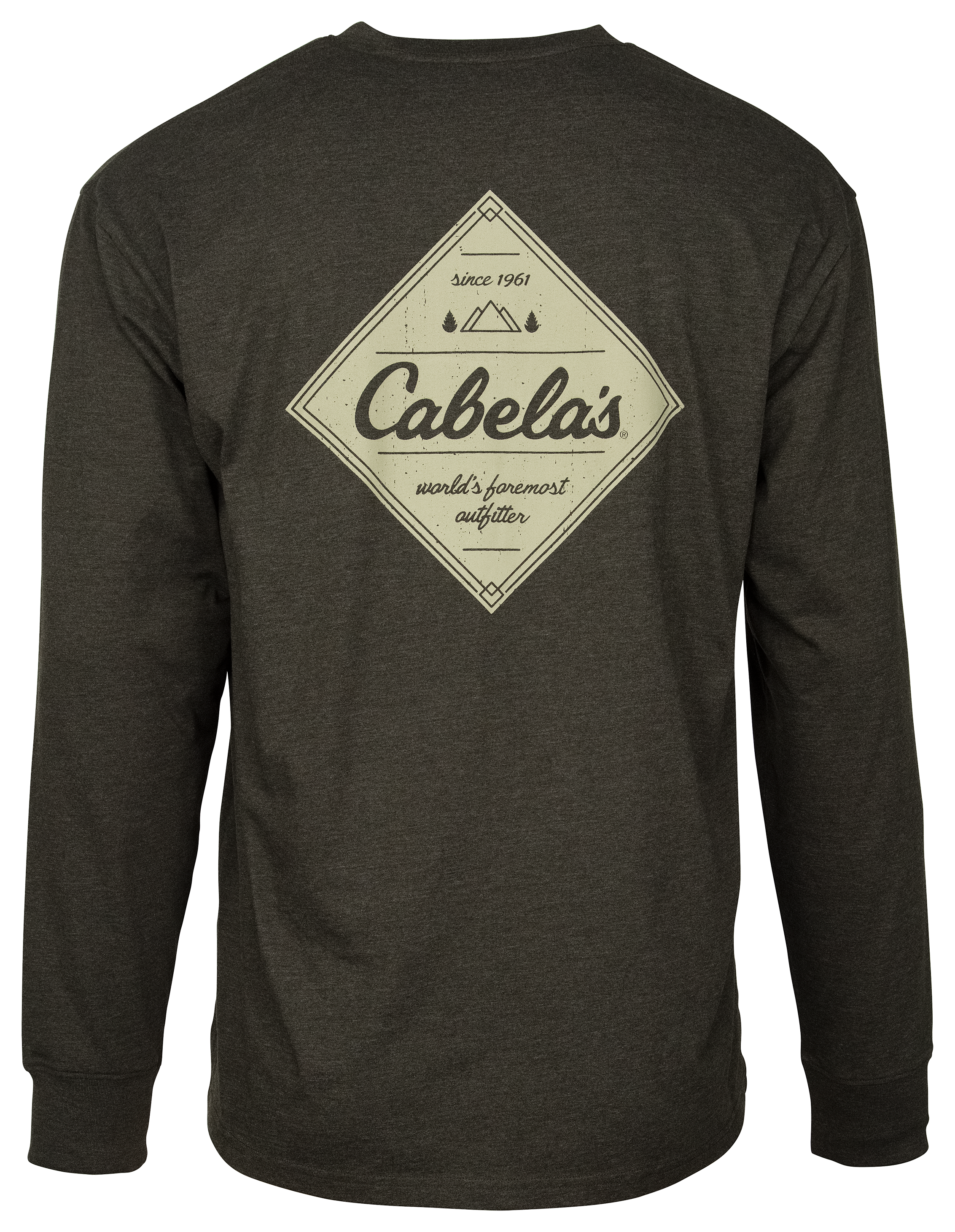 CABELA'S Diamond Logo Long-Sleeve T-Shirt for Men