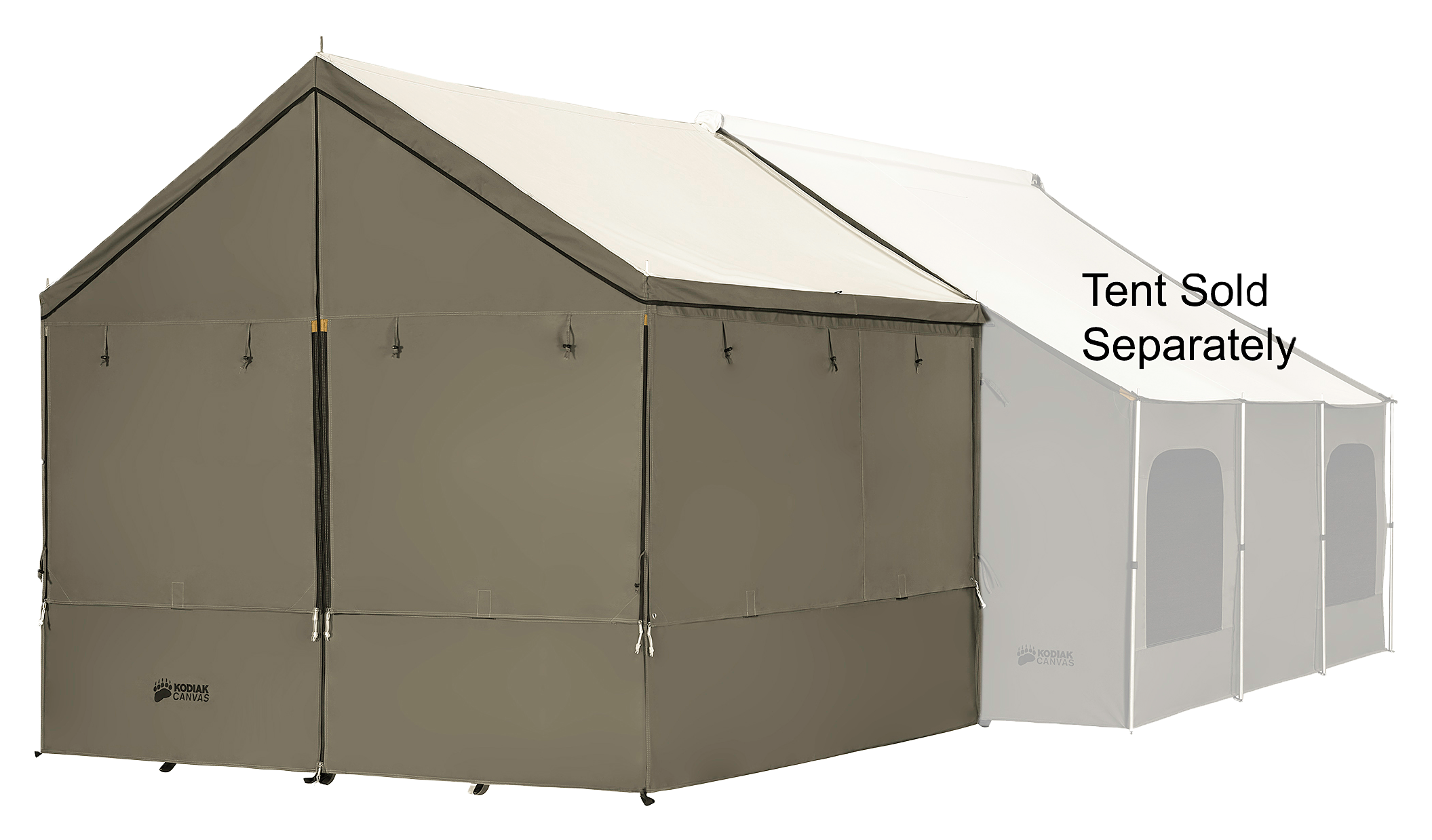 Kodiak Canvas Cabin Lodge Tent Awning