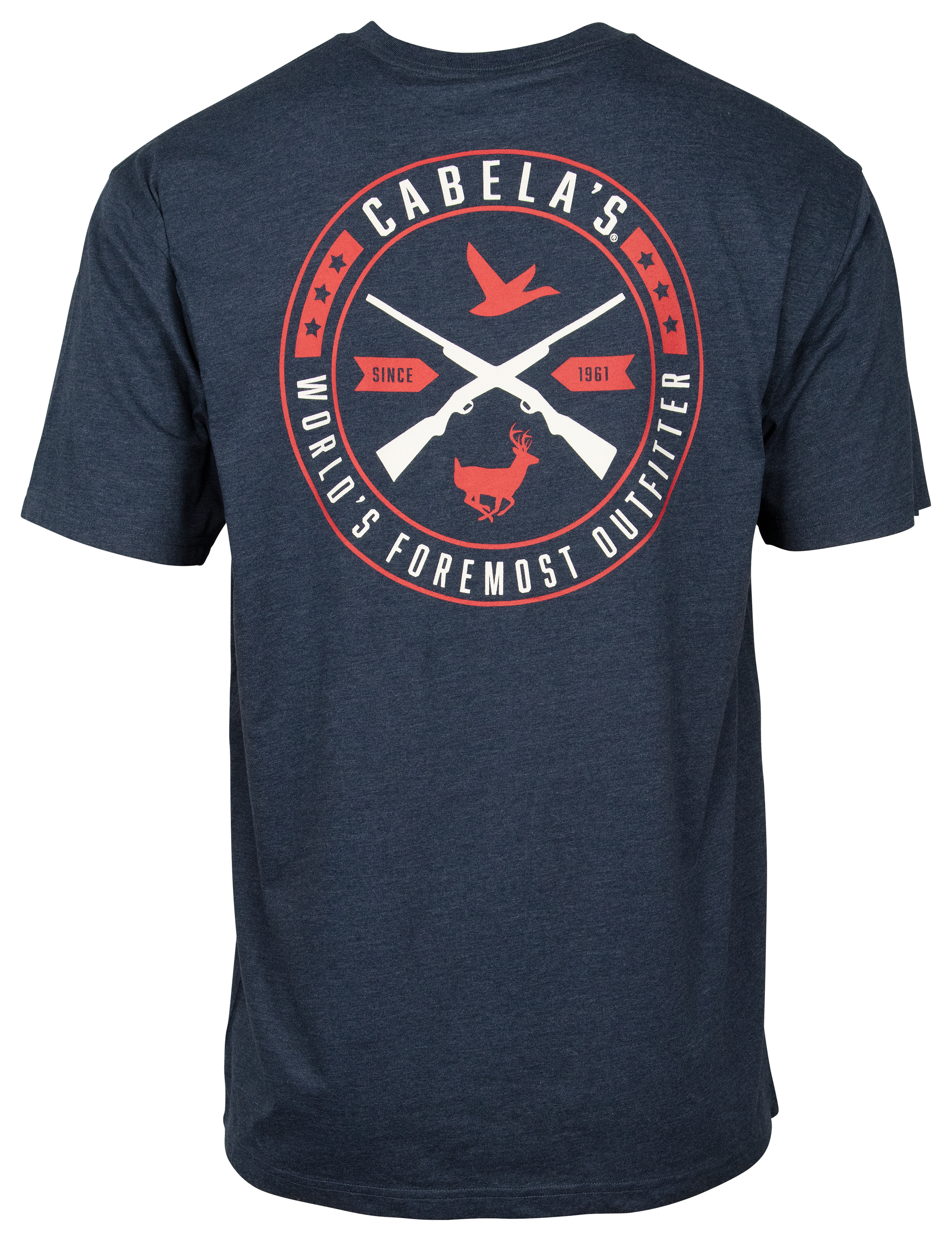 Cabela's Hunting Graphic Short-Sleeve T-Shirt for Men - Navy Heather - XL - Cabela's