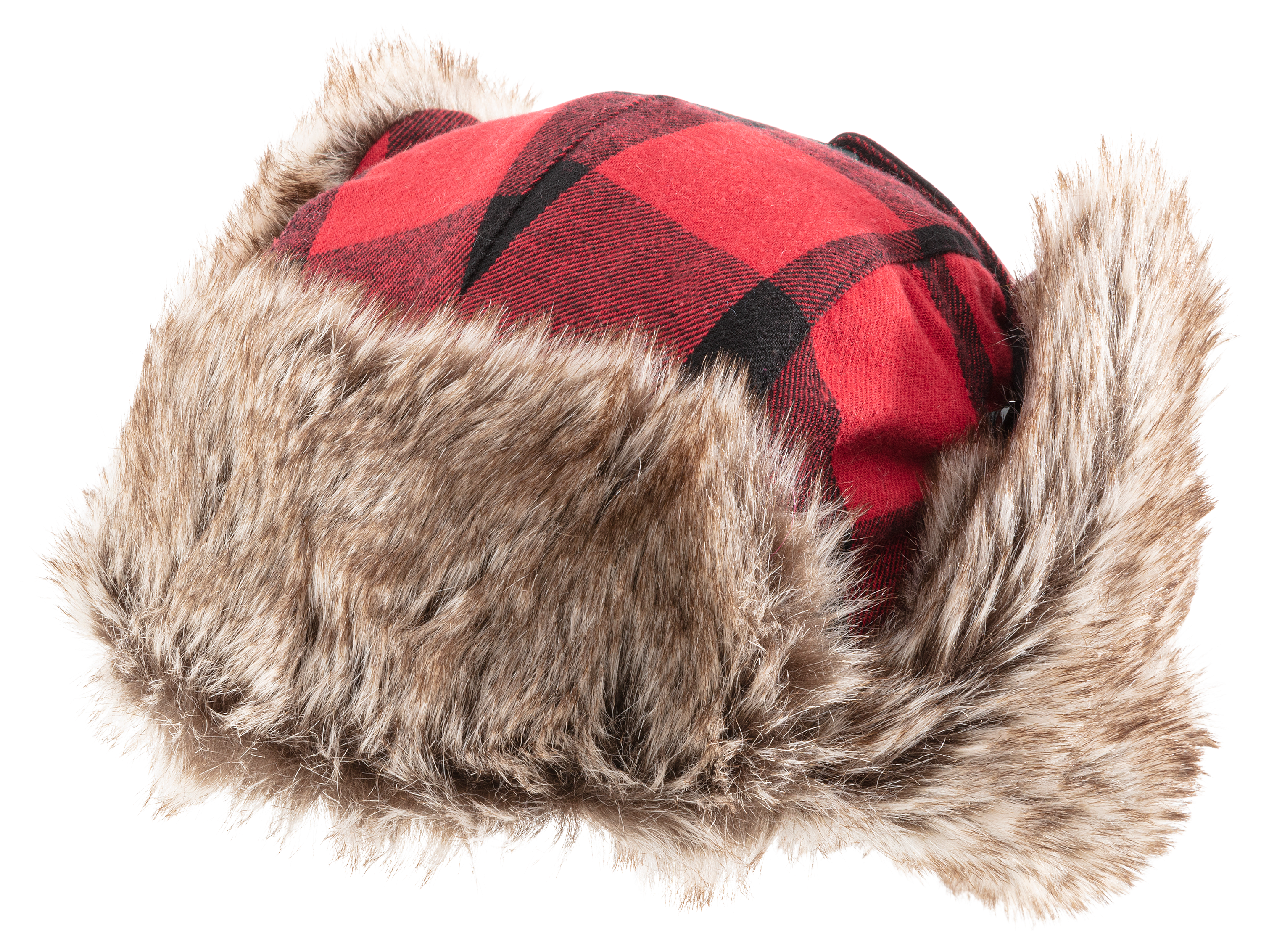 Redhead Buffalo Plaid Trapper Hat for Men