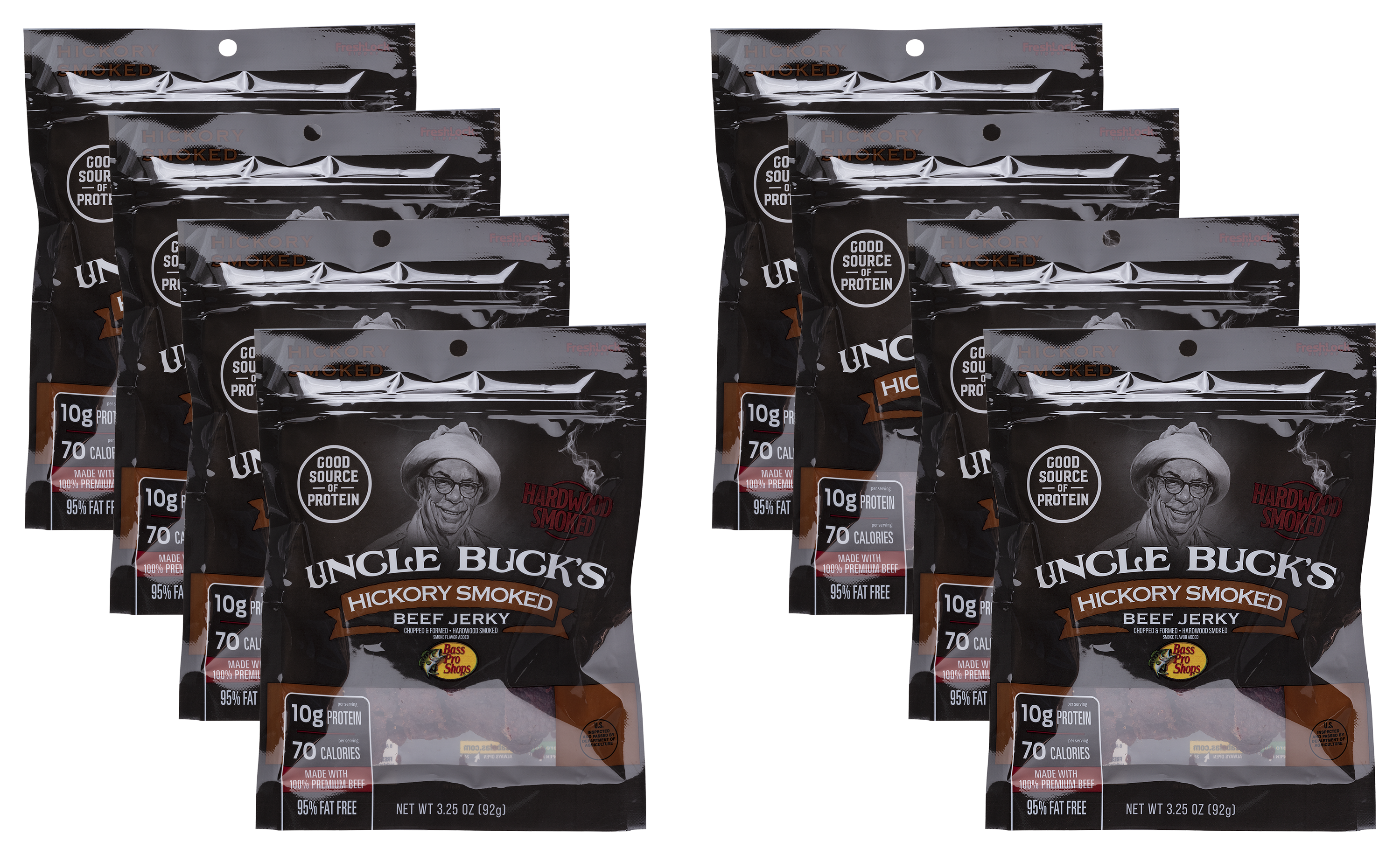 BASS PRO SHOPS Uncle Buck's Hickory-Smoked Beef Jerky