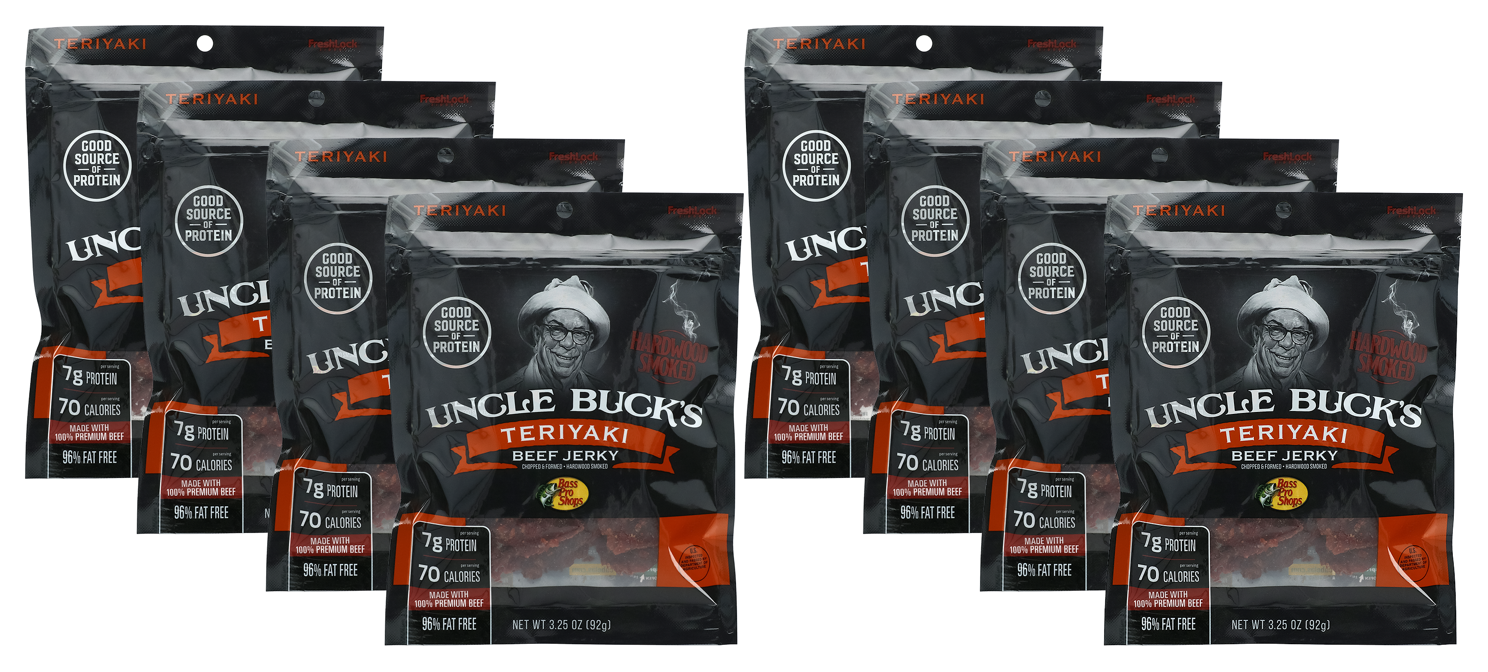 BASS PRO SHOPS Uncle Buck's Teriyaki Beef Jerky