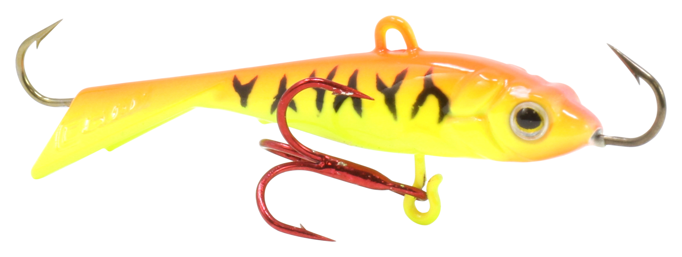 Clam Tikka Mino - #16 - 1/16 oz. - Glow Orange Tiger - 100791858-3077405 - Fishing The Clam Tikka Mino™ is ideal for vertical prese sku 100791858-3077405