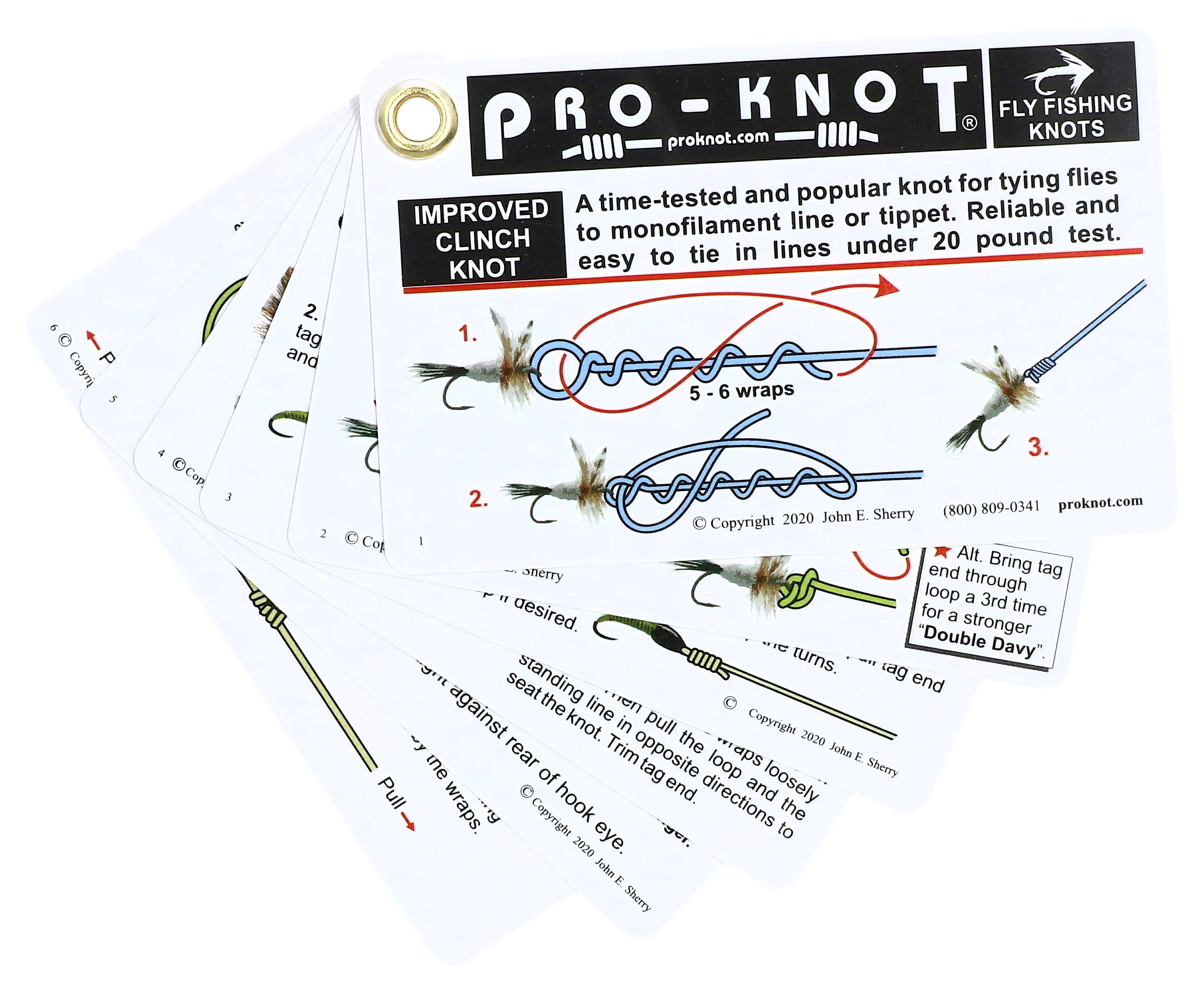 ReferenceReady Fly Fishing Knot Tying Kit – Fly Fishing Knot Cards,  Nippers, and Fishing Line