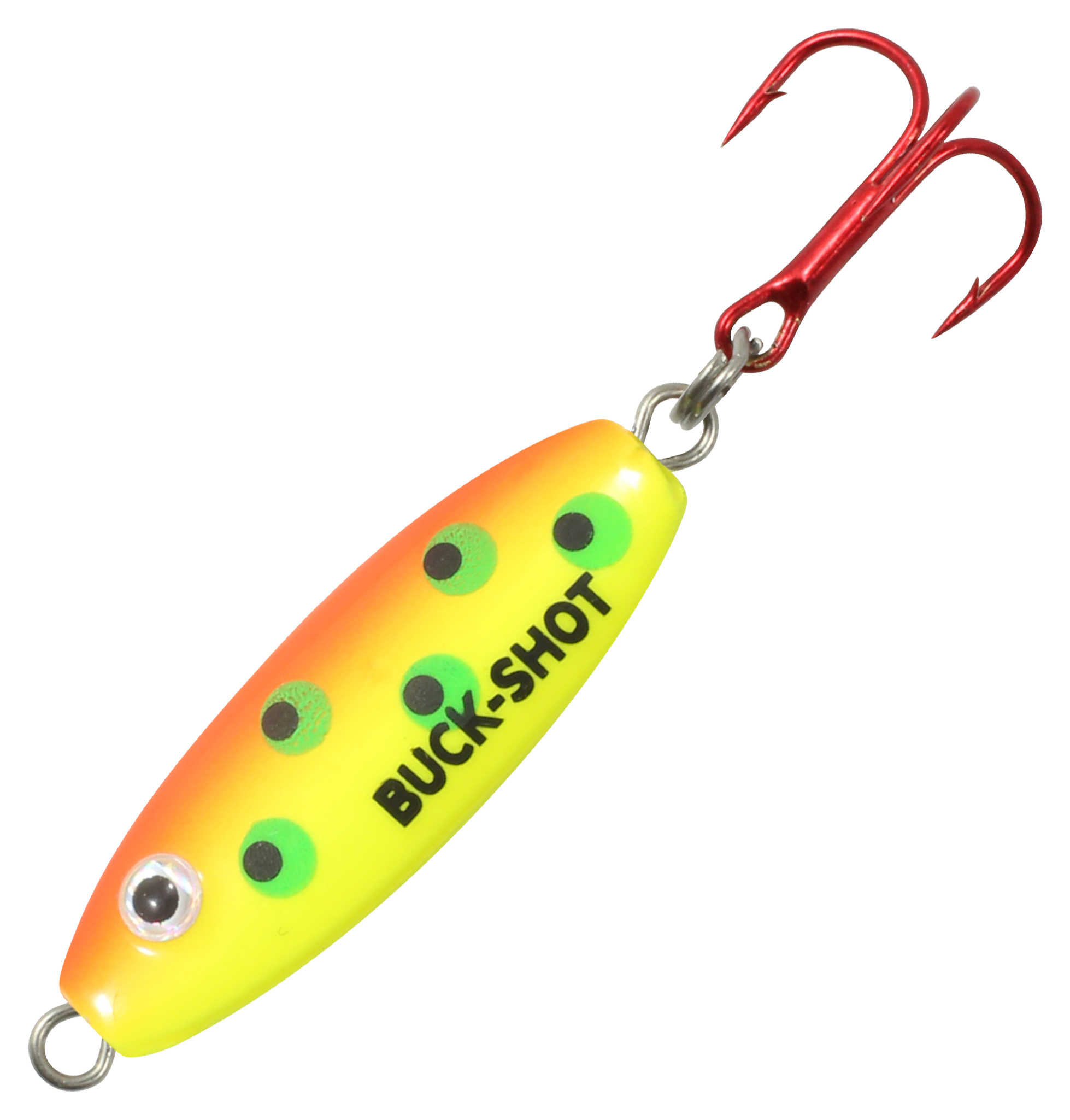 Sportsman Supply Inc. Northland Fishing Tackle Buck-Shot Ice Fishing Rattle  Spoon, Assorted Sizes & Colors