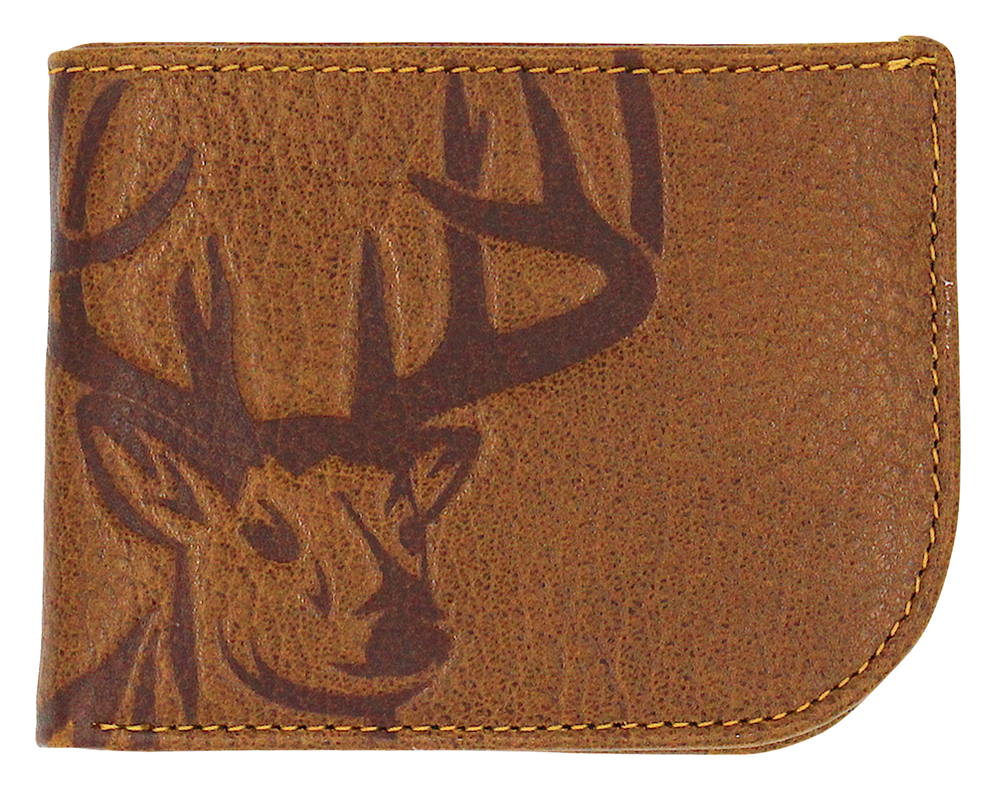 Webers Pursuit Deer Radius Leather Bifold Wallet for Men