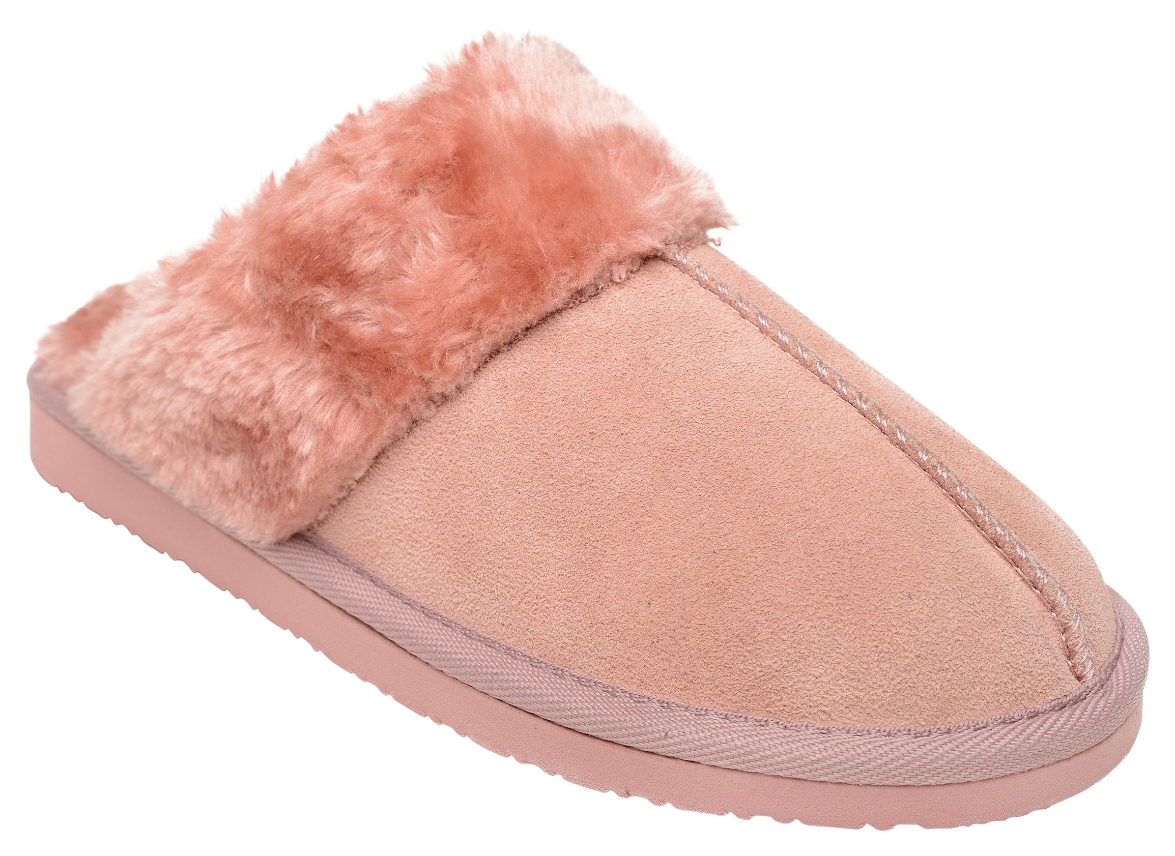Minnetonka Moccasin Chesney Scuff Slippers for Ladies - Blush - 11M - 100018376-3088427 - Shoes Minnetonka Moccasin® Chesney Scuff Slippers are e sku 100018376-3088427