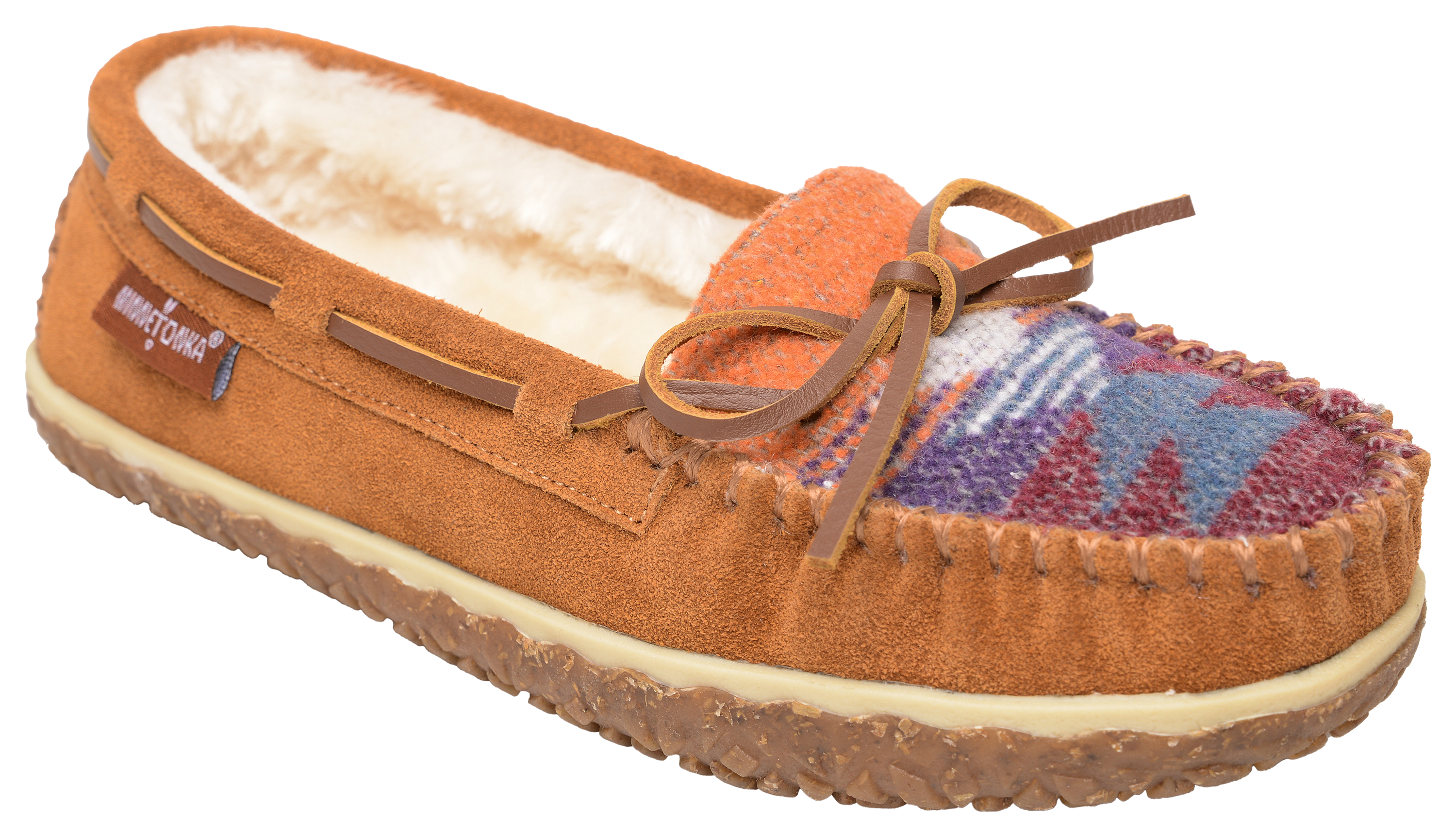 Minnetonka Tilia Slippers for Ladies - Brown/Multi