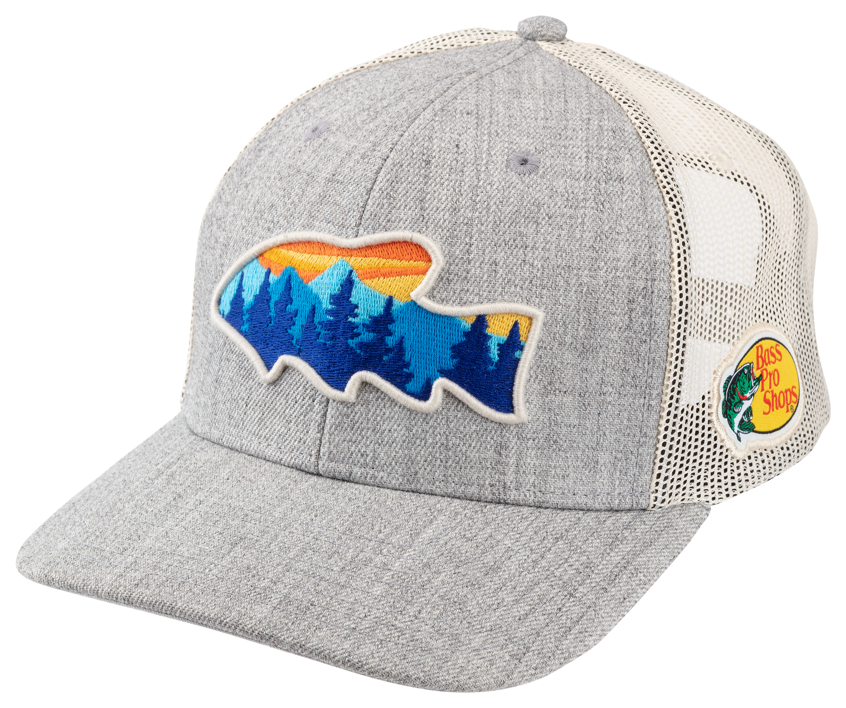 Local Crowns Fish Night Views Collection Snapback Trucker Fishing