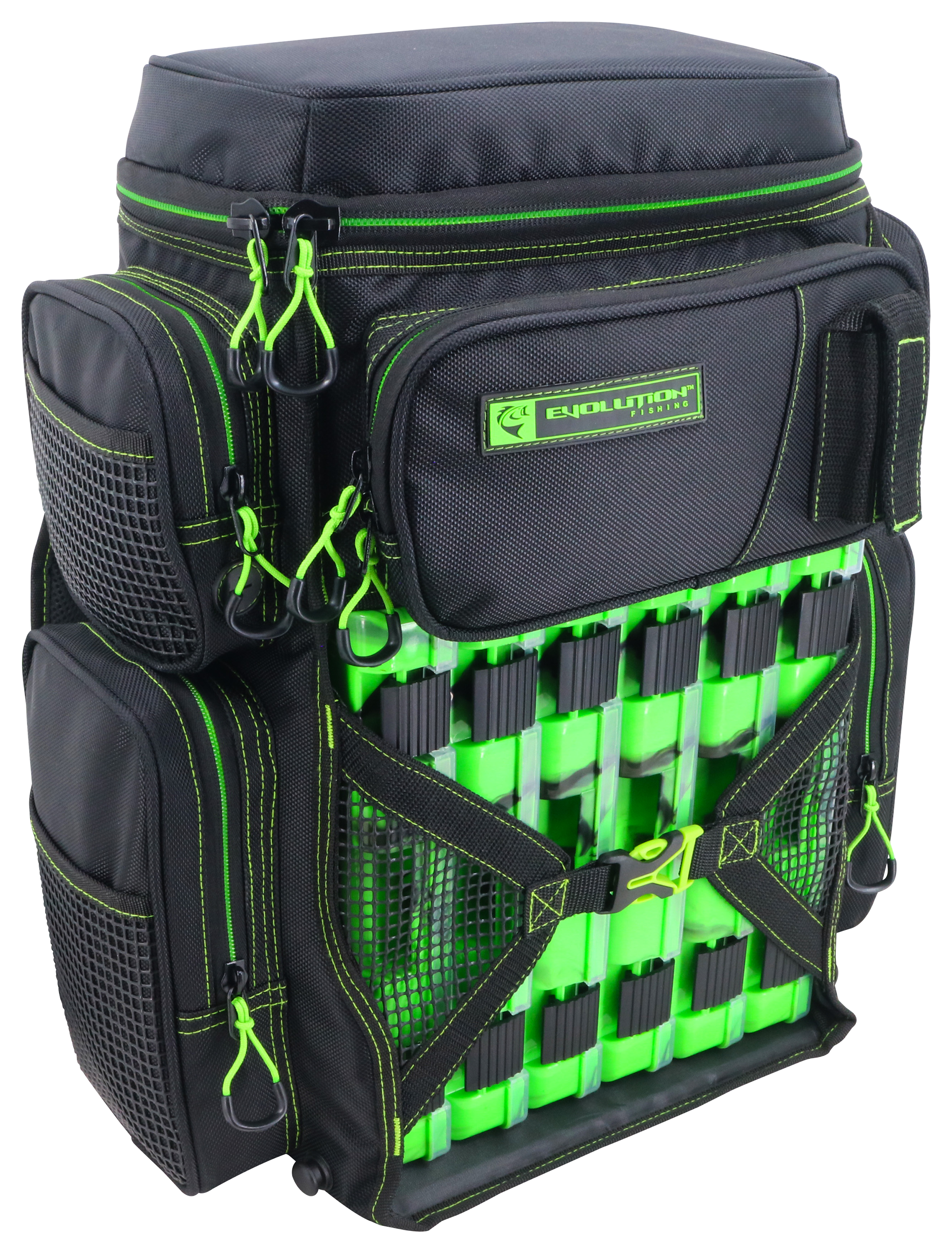 Ultimate Fishing Tackle Bag with 5 Trays and 60 Lures