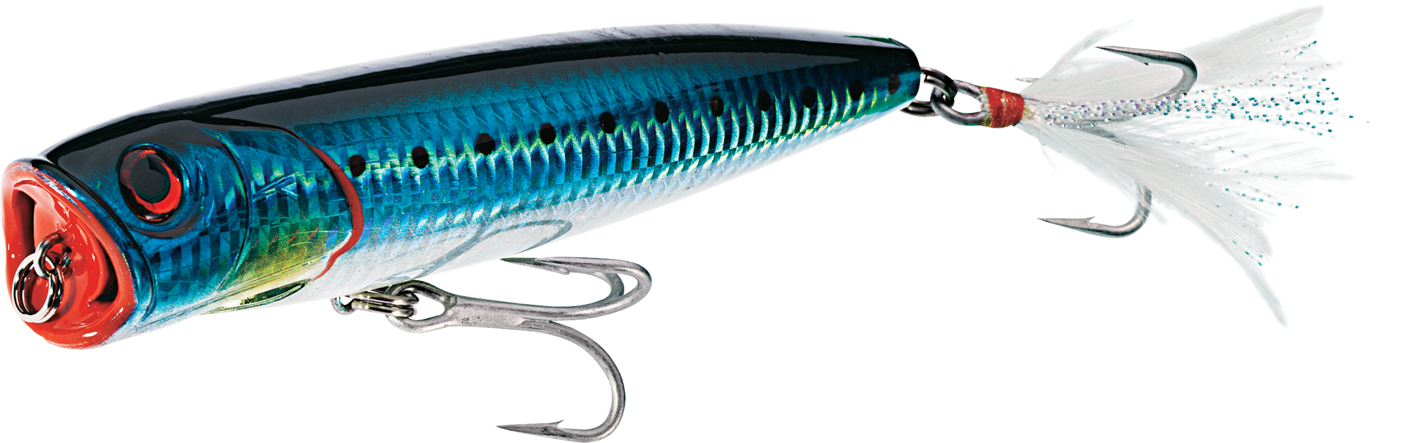 Tsunami Ported Popper Lures - 1-5/8 oz. - Dawn Herring