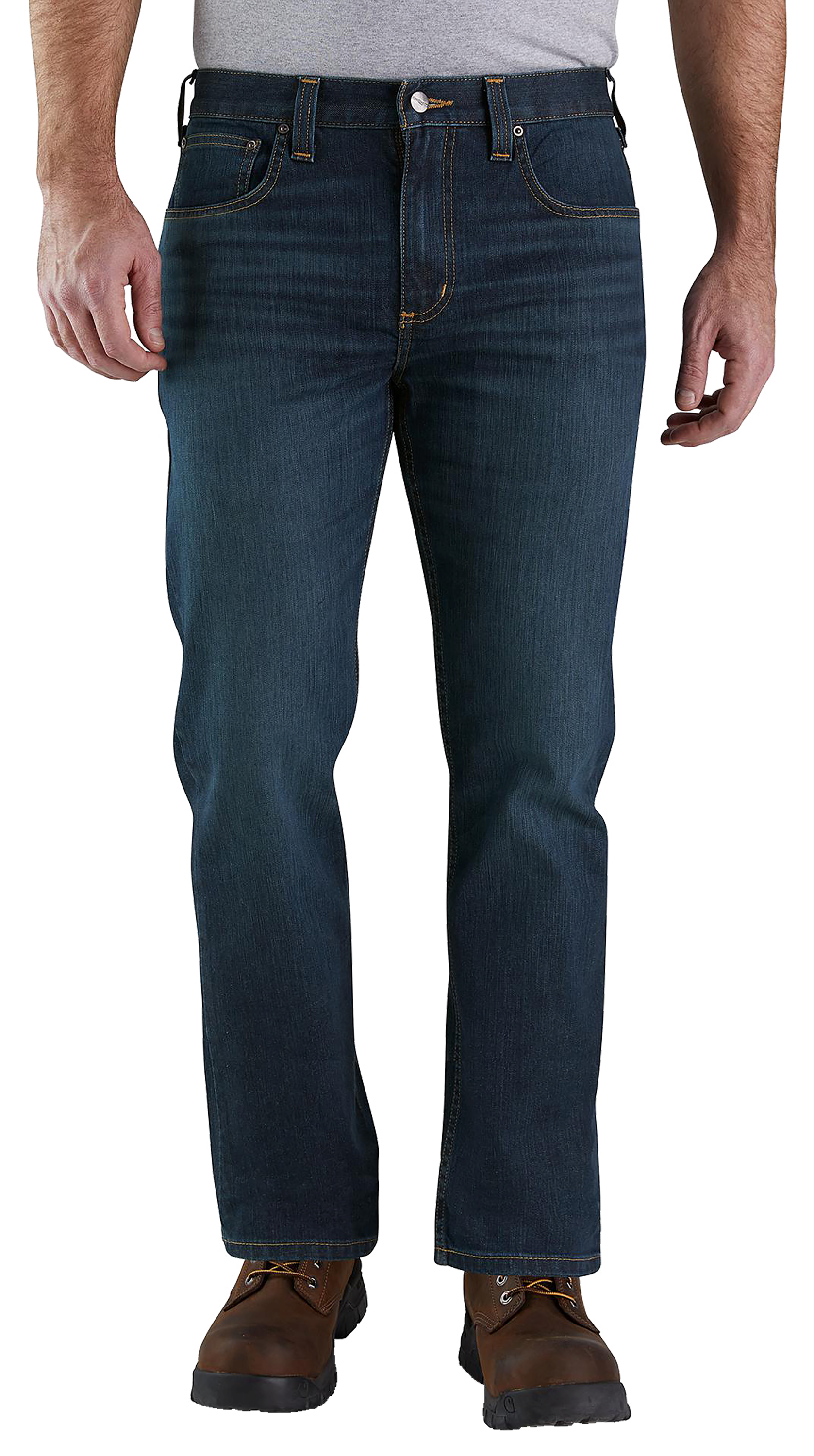 Carhartt Rugged Flex Relaxed-Fit Straight-Leg Jeans for Men - Clearwater - 38x36