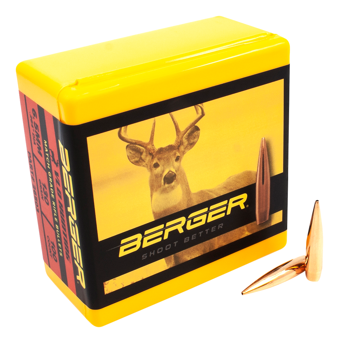 Image of Berger VLD Hunting Boat Tail Bullets - 6.5mm - 130 Grain